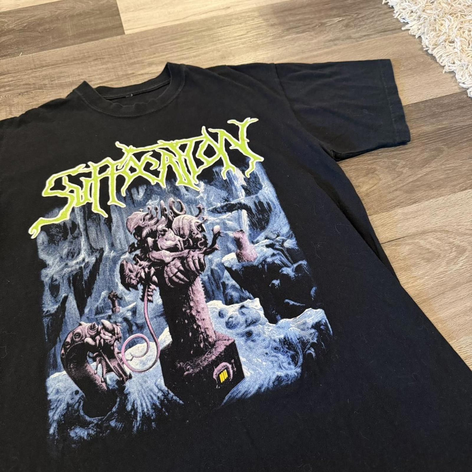 Other Vintage suffocation breeding the spawn t shirt 00s L Size US L / EU 52-54 / 3 - 1 Thumbnail
