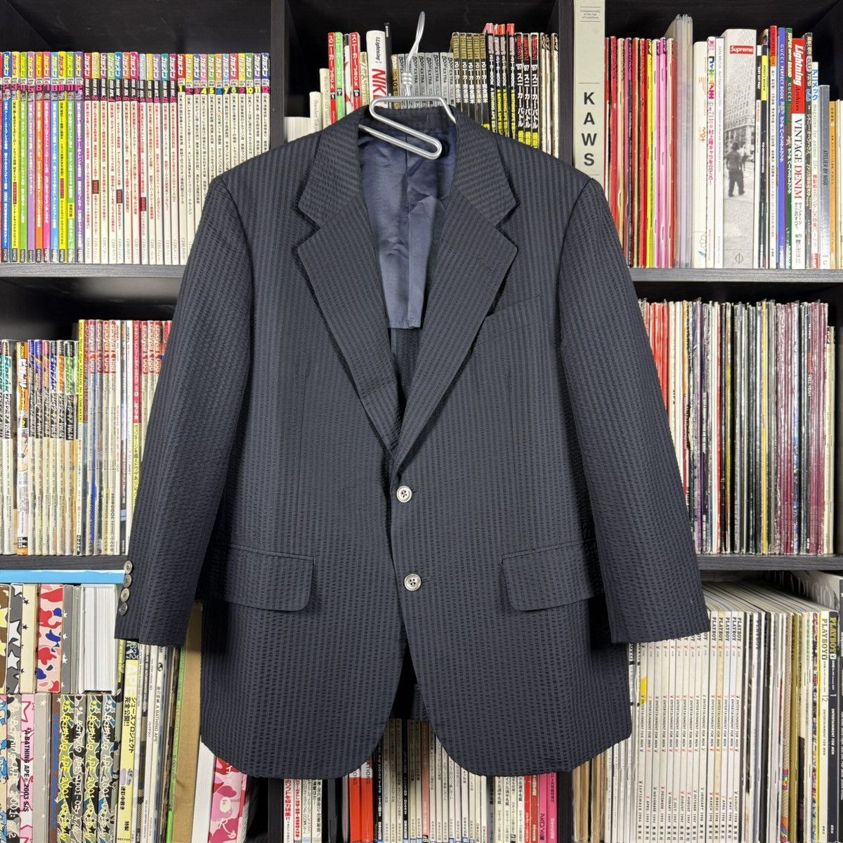 Burberry BURBERRY WOOL & SILK BLAZER MADE IN JAPAN Size US S / EU 44-46 / 1 - 1 Thumbnail