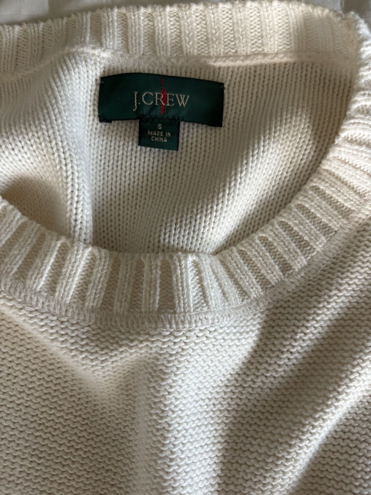 J.Crew White J Crew Sweater Size US S / EU 44-46 / 1 - 1 Thumbnail