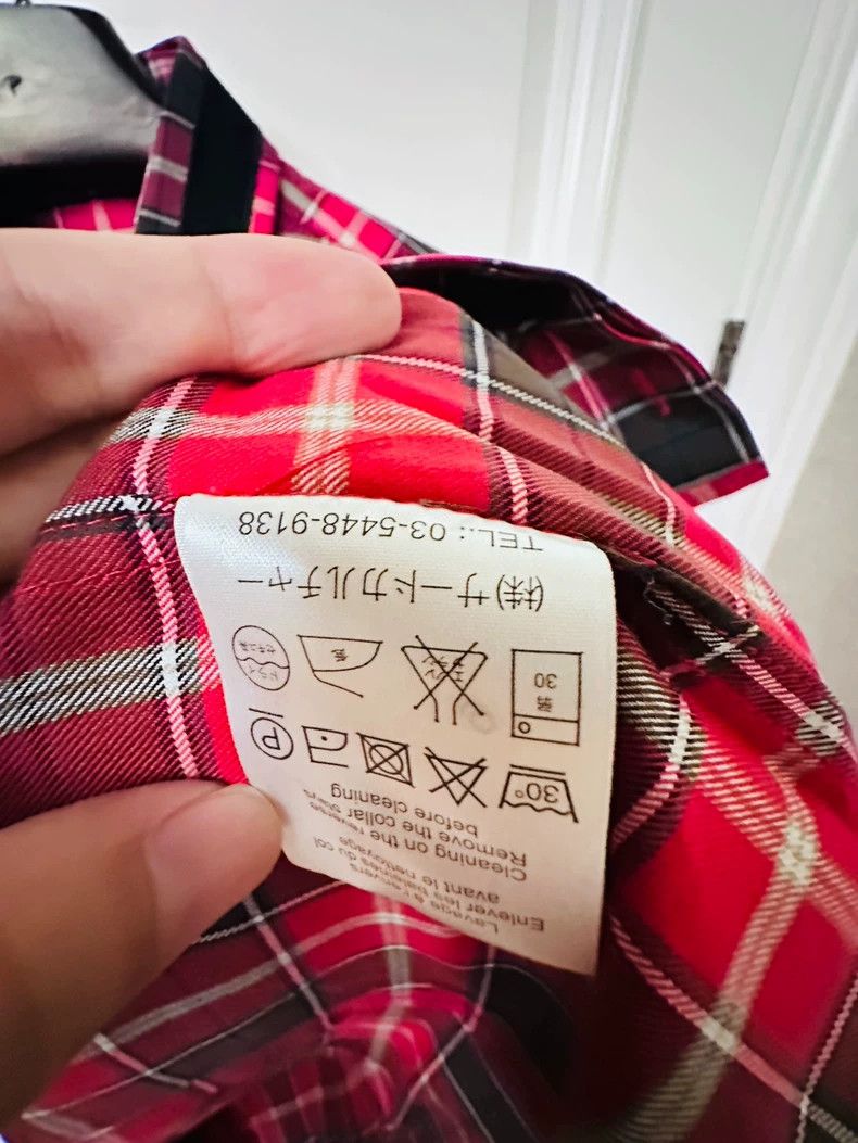 Givenchy Givenchy Red and black checked shirt, size 38 Size US M / EU 48-50 / 2 - 6 Thumbnail