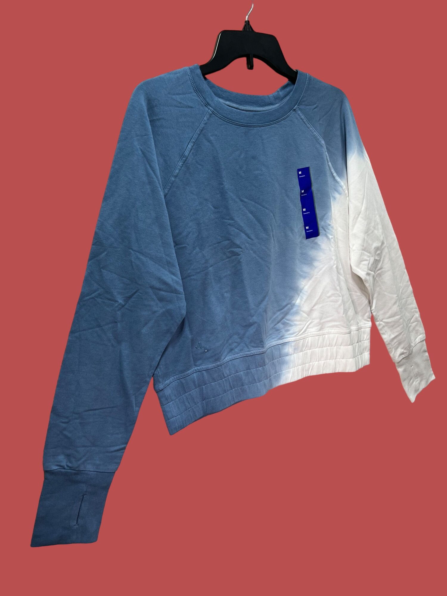 Other Joy Lab - Women's Long Sleeve Sweatshirt - Blue / White - Me Size M / US 6-8 / IT 42-44 - 14 Thumbnail