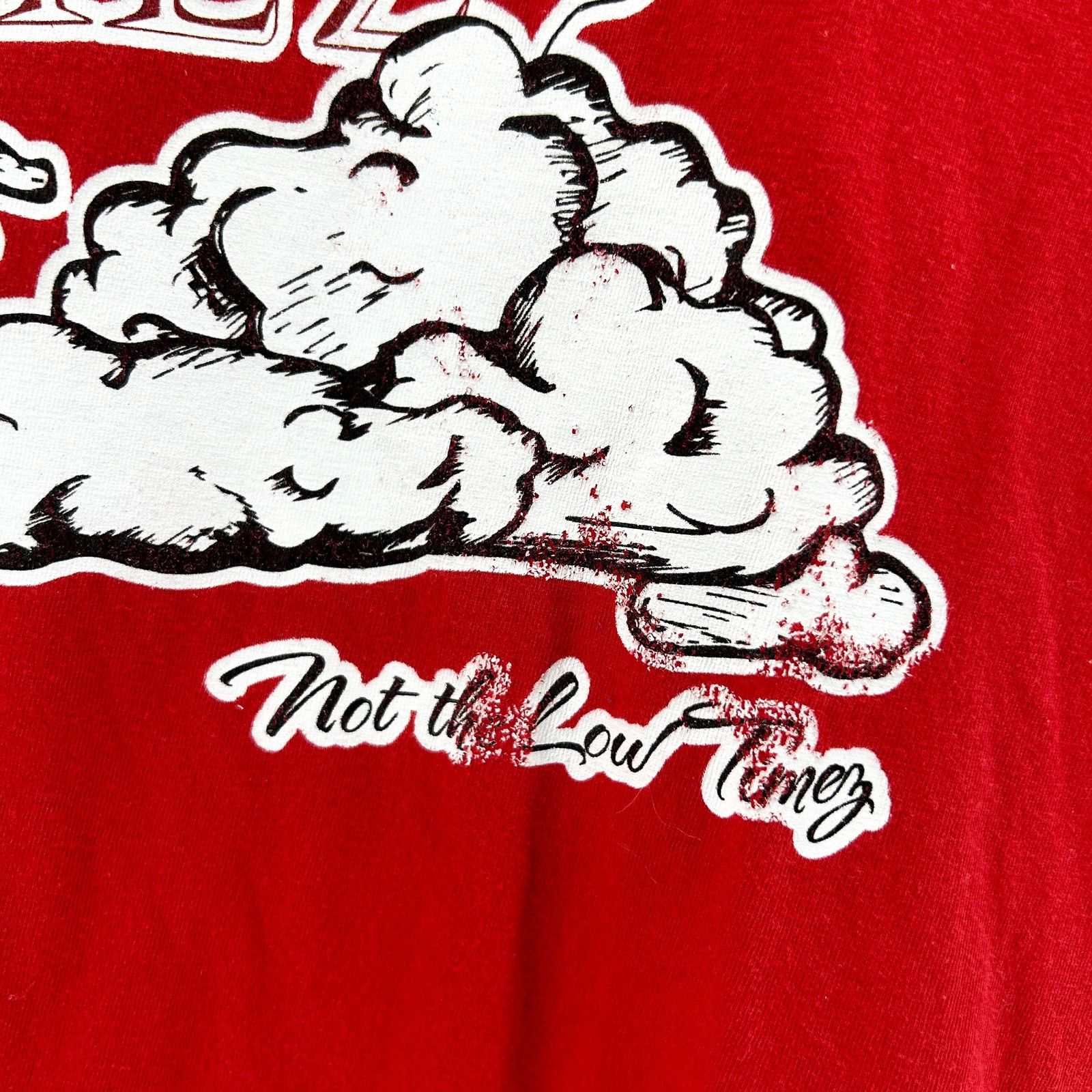 Vintage Y2K High Timez Red Graphic Cannabis Culture T-Shirt Size US M / EU 48-50 / 2 - 3 Thumbnail