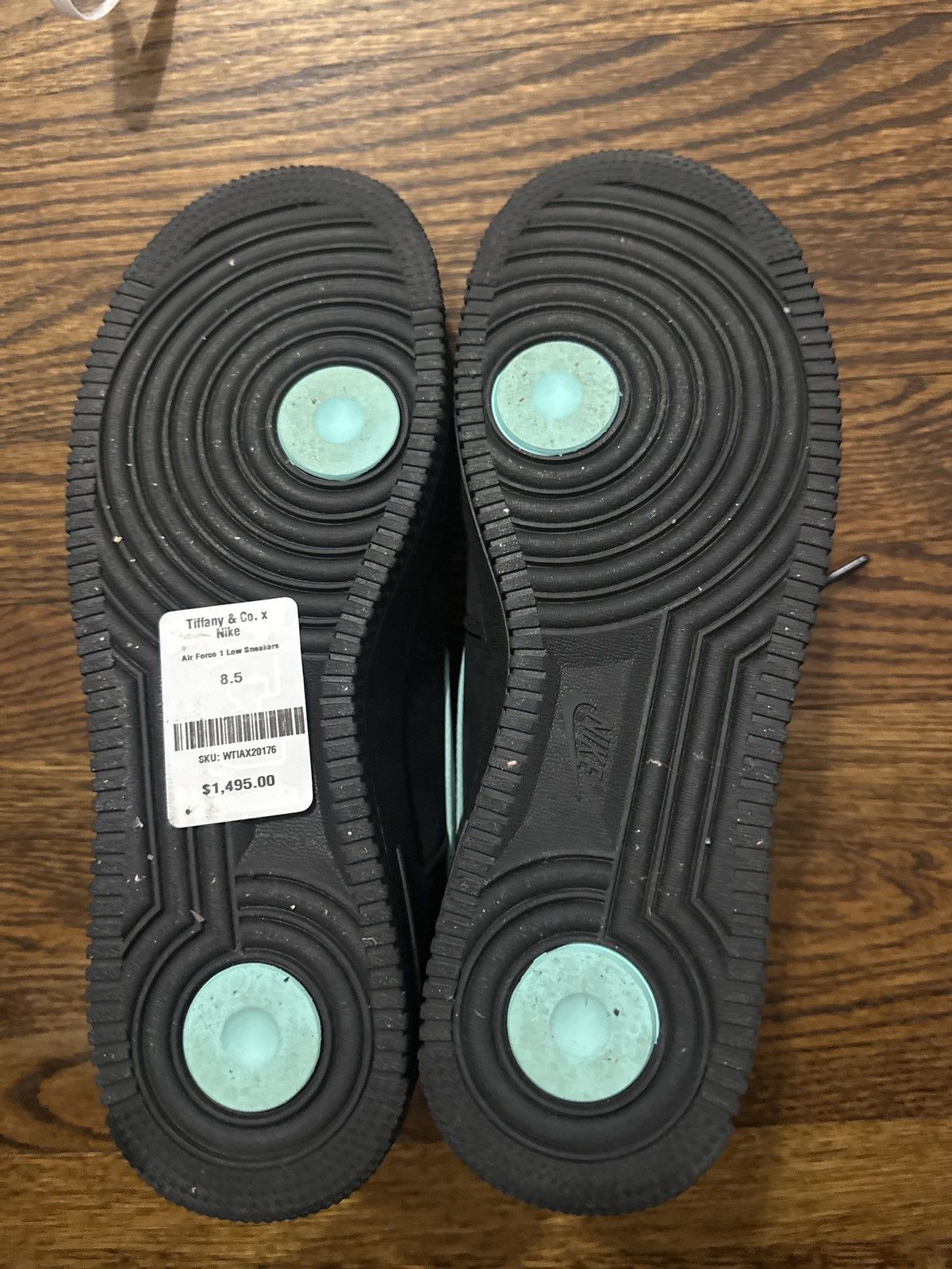 Nike × Tiffany & Co. Tiffany & Co. x Nike Air Force 1 Low '1837' Size US 8.5 / EU 41-42 - 7 Thumbnail