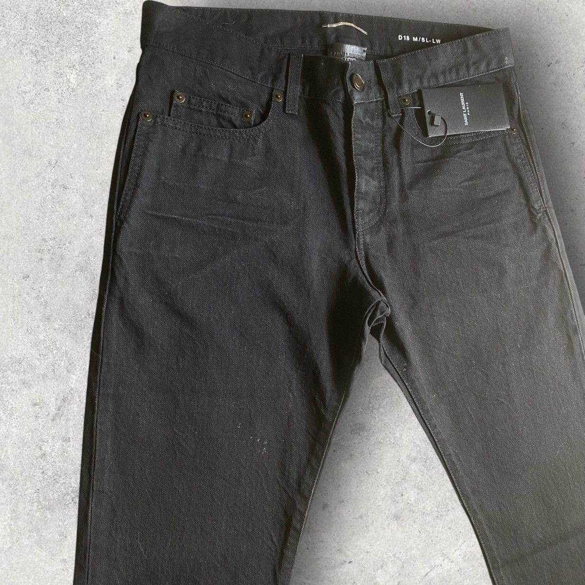 Saint Laurent Paris SLP D18 Low Waist Slim Fit Jeans | Grailed