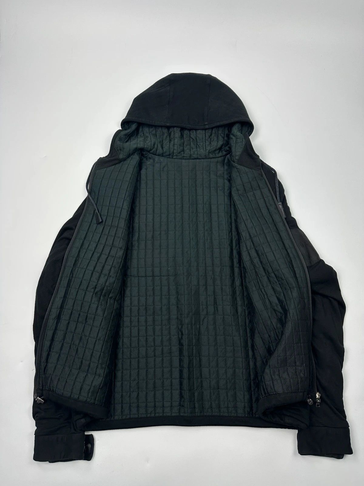 Prada Prada Milano FW2009 Black Padded Hooded Jacket Size US XL / EU 56 / 4 - 6 Thumbnail