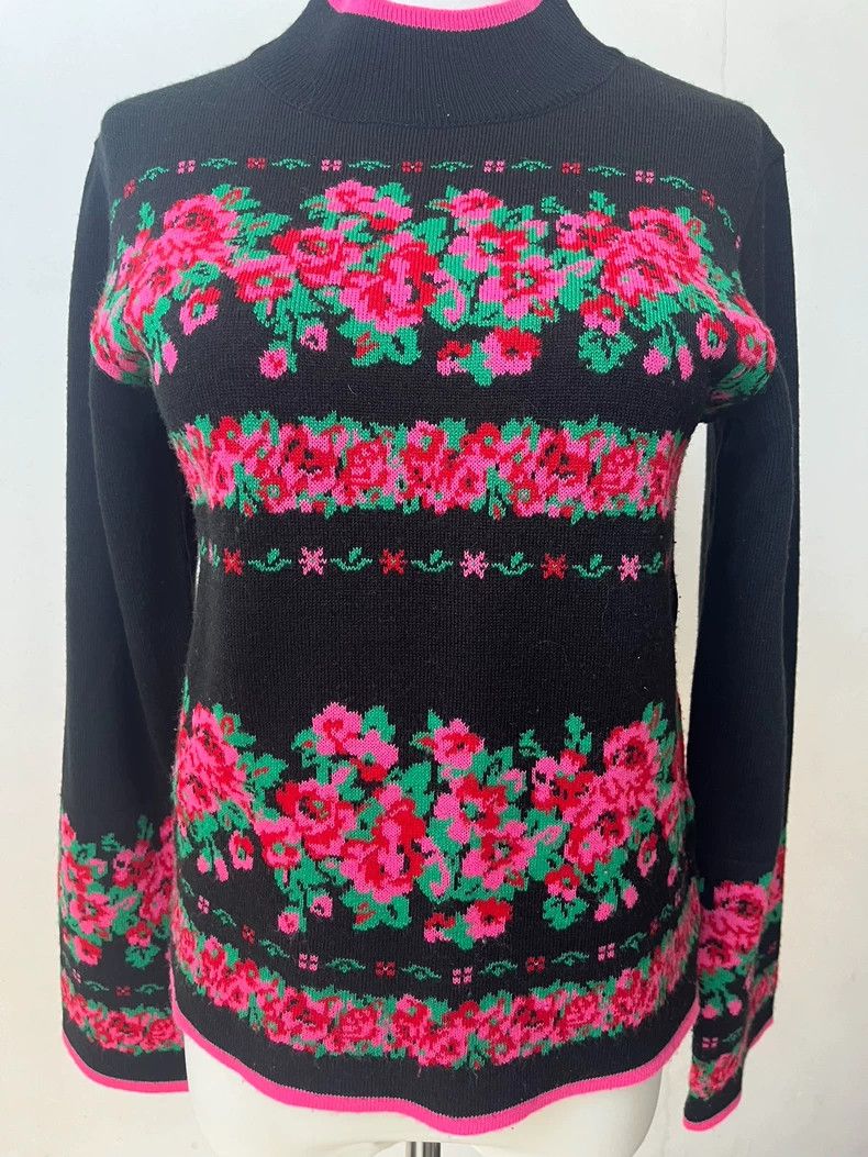 Kenzo Kenzo Flower Knitted sweater Size M / US 6-8 / IT 42-44 - 6 Thumbnail