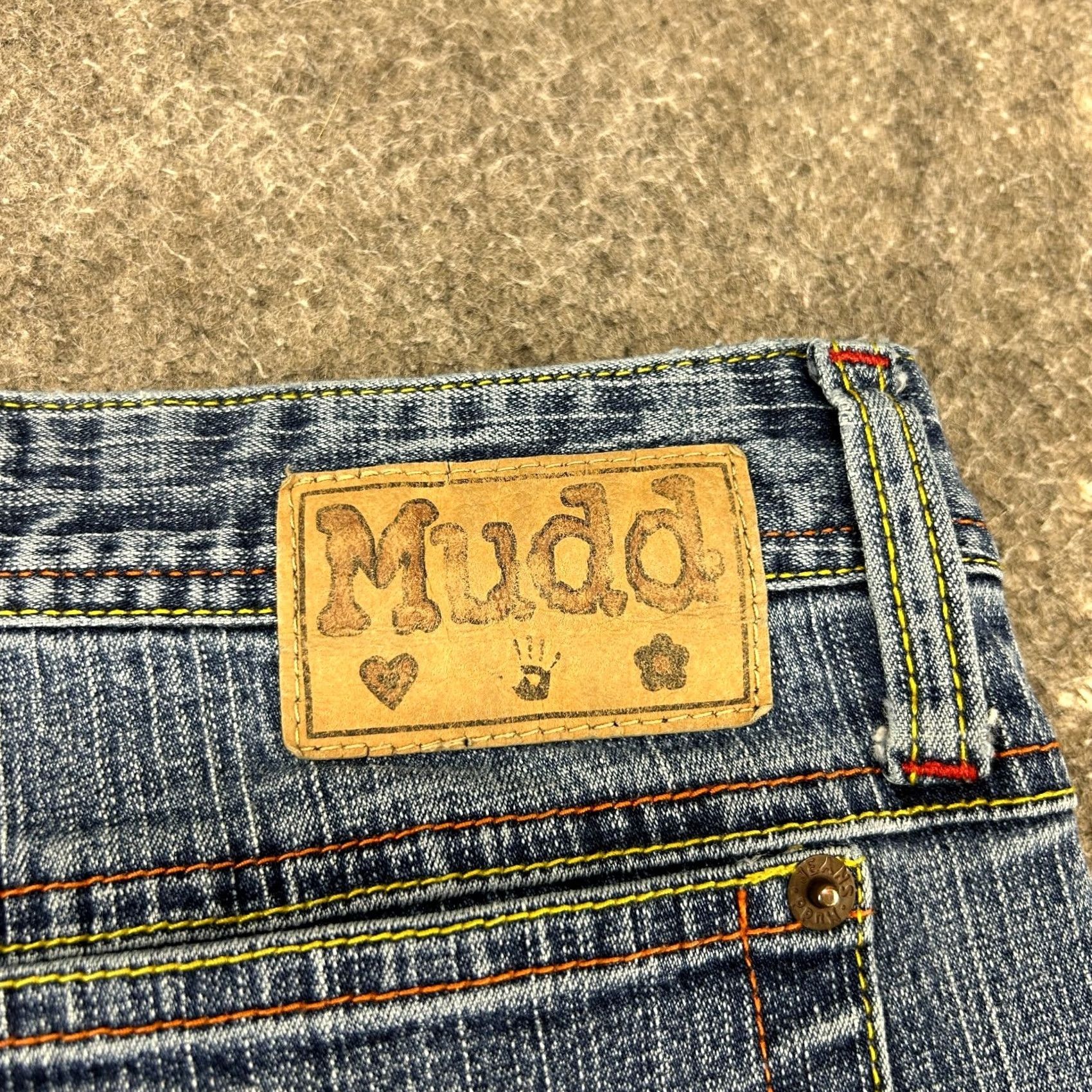Vintage VINTAGE Mudd Jeans Juniors 7 Blue Bootcut Medium Wash Stretch Low Rise 90s Womens Jeans Size 28" / US 6 / IT 42 - 3 Thumbnail