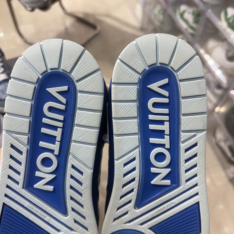 Louis Vuitton Louis Vuitton Trainer Casual Fashion Sneakers Blue -2508 Size US 9.5 / EU 42-43 - 9 Thumbnail