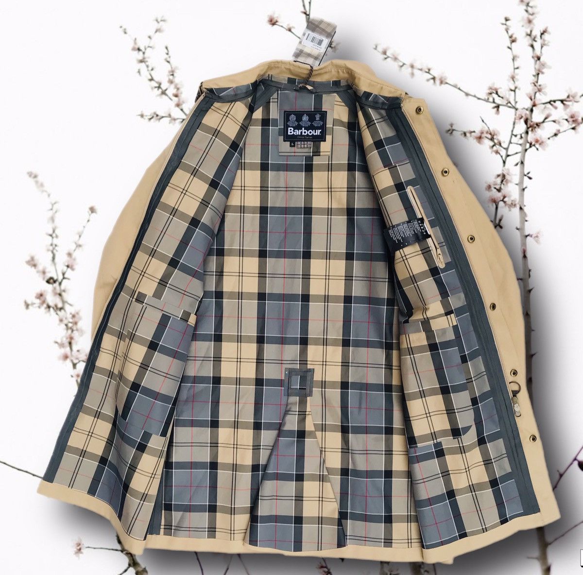 Barbour BARBOUR BENTON JACKET Dress Tartan Trench Coat waterproof Size US L / EU 52-54 / 3 - 9 Thumbnail