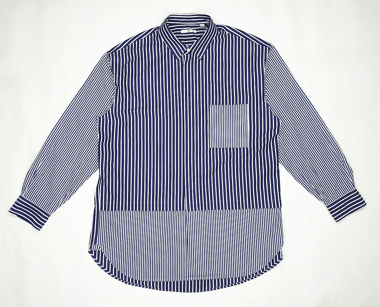 Jil Sander × Uniqlo UNIQLO x JIL SANDER oversized blue stripe Size US L / EU 52-54 / 3 - 2 Thumbnail
