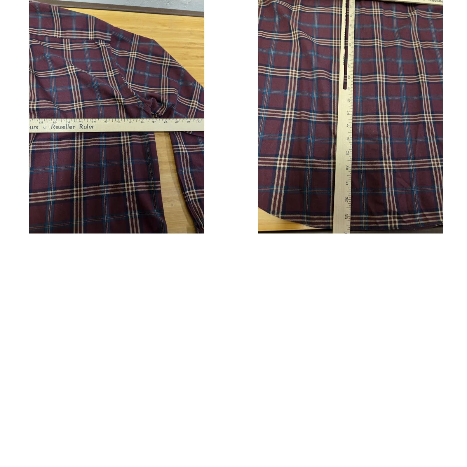 Brooks Brothers Brooks Brothers Madison Shirt Men's XL Blue Maroon Plaid Long Sleeve Button-Up, Multicolor, Non-Iron, Pockets, All Seasons, Casual, Travel Size US XL / EU 56 / 4 - 8 Thumbnail