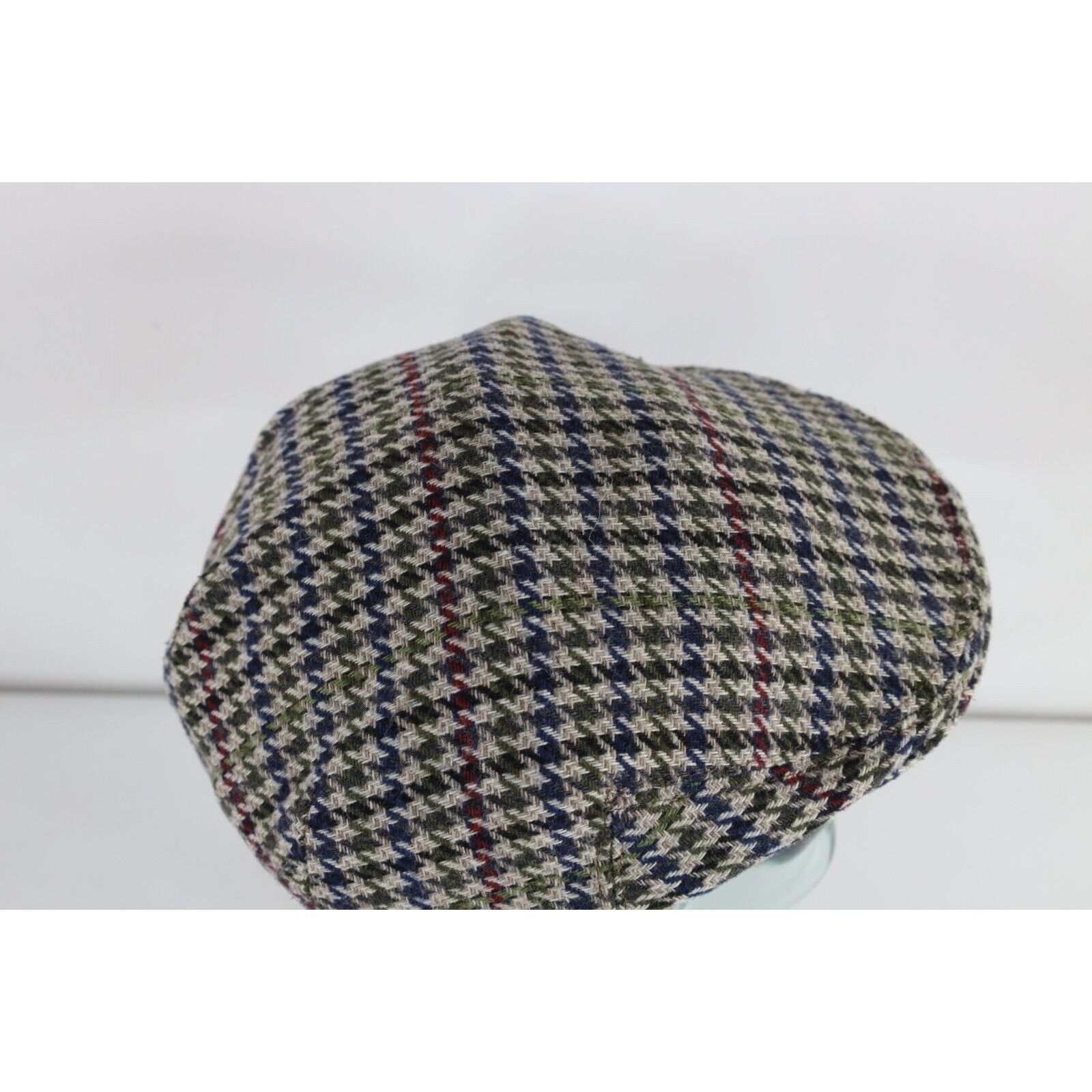 Vintage Vintage 70s Streetwear Quilted Wool Houndstooth Newsboy Hat Size ONE SIZE - 6 Thumbnail