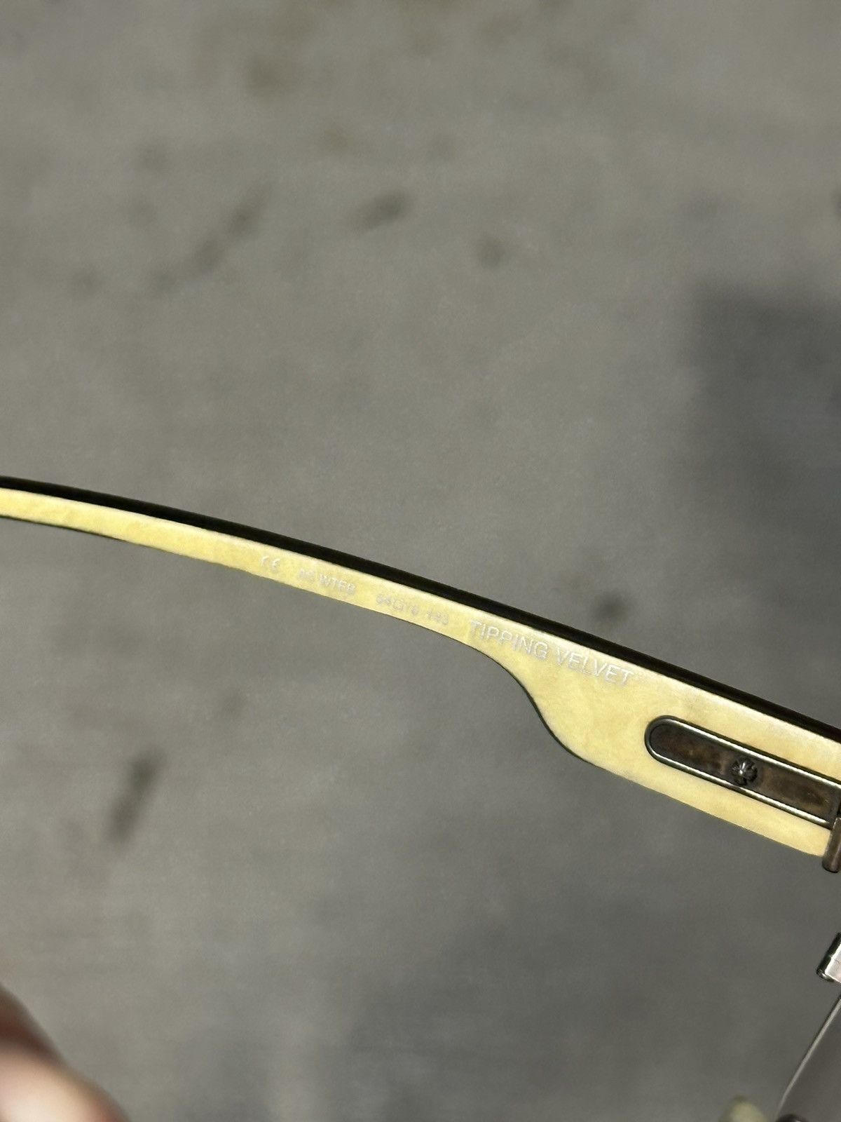 Chrome Hearts Chrome Hearts “Tipping Velvet” Silver/EBONY Vintage Glasses Size ONE SIZE - 16 Thumbnail