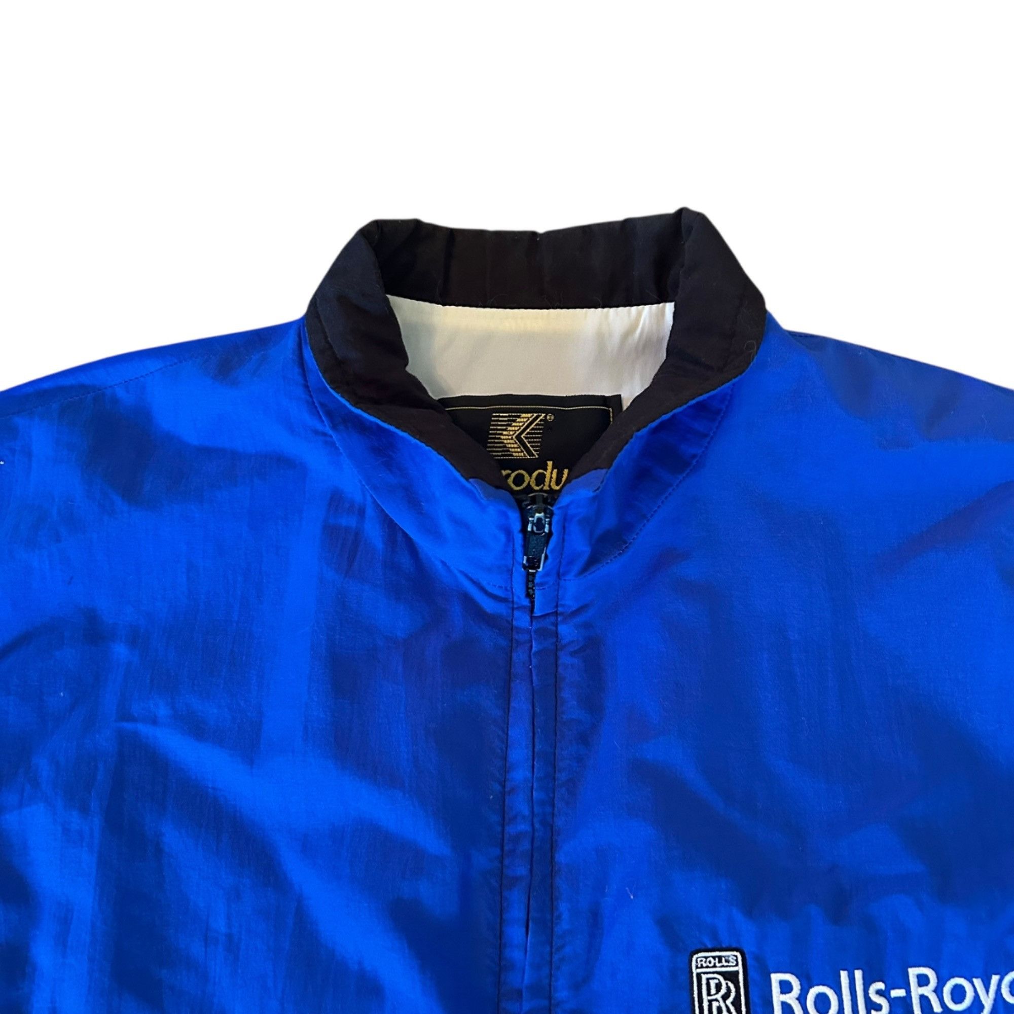 Vintage Vintage Rolls-Royce Employee Zip Up Retro Nylon Jacket Size US S / EU 44-46 / 1 - 2 Thumbnail