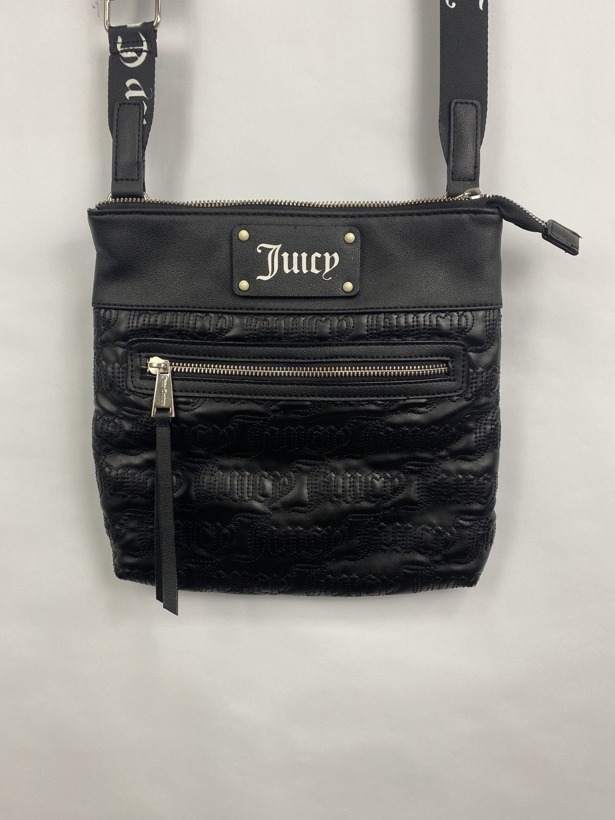 Juicy Couture Jeans Y2K Juice Couture Leather Bag Los Angeles Rare Retro Hupe Size ONE SIZE - 3 Thumbnail