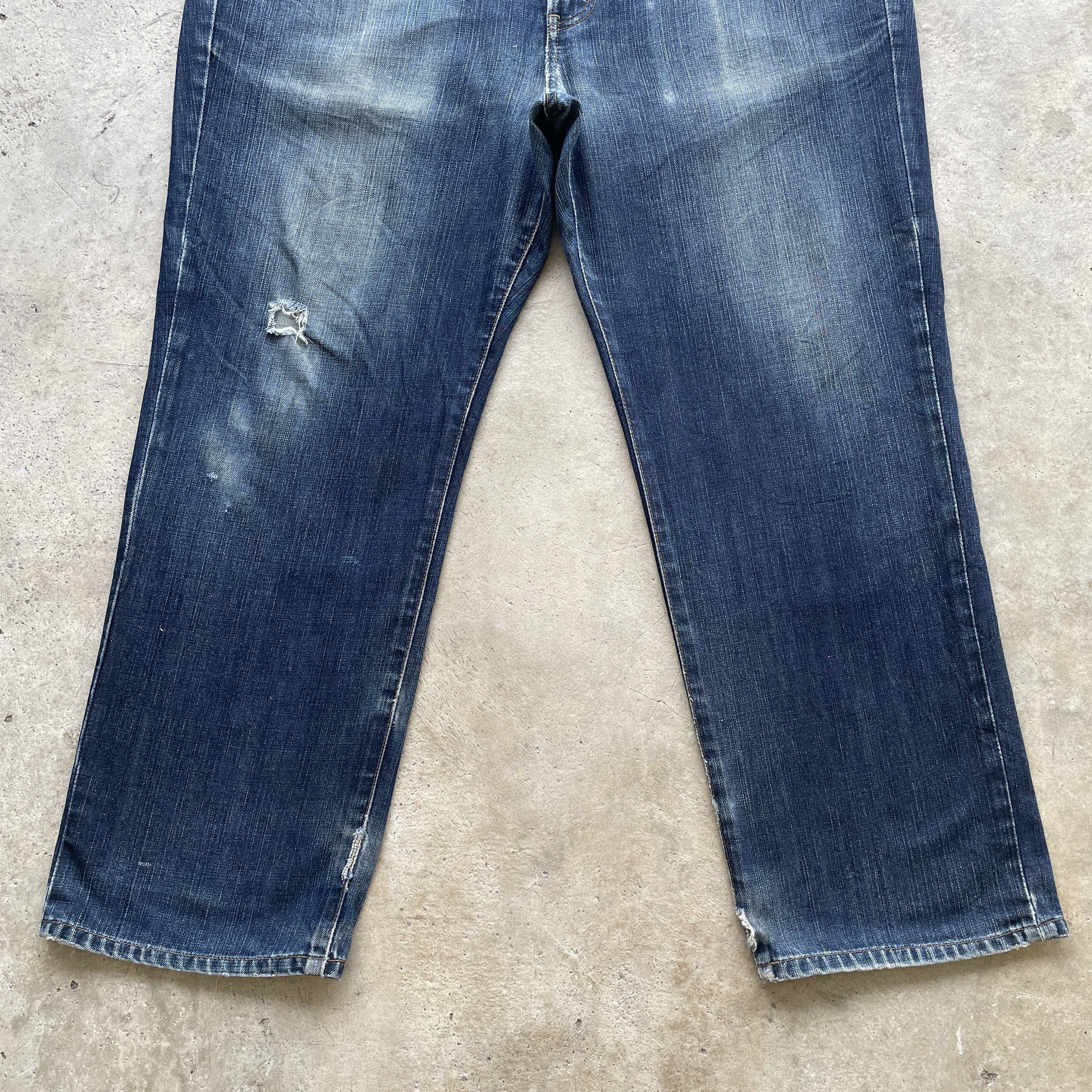 Edwin W42x29💥 Vintage Edwin 503z Denim Faded Jeans Pants Size US 42 / EU 58 - 4 Thumbnail