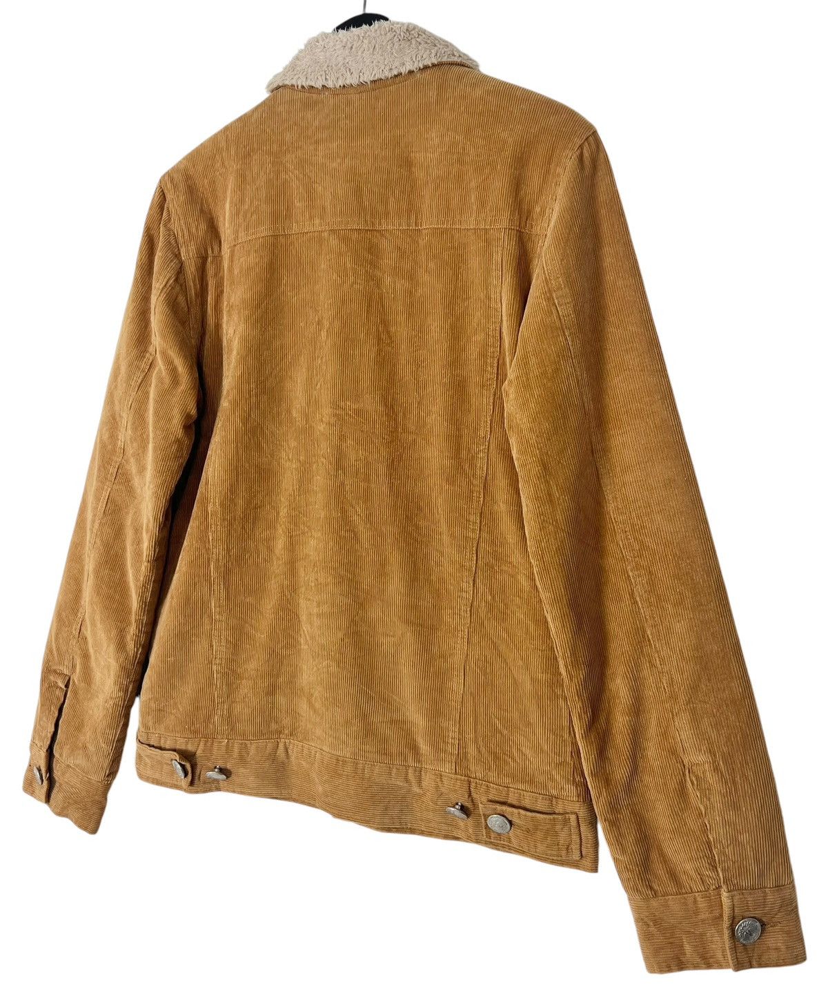 Vintage Red Cat Quarter Dollar Button Sherpa Jacket