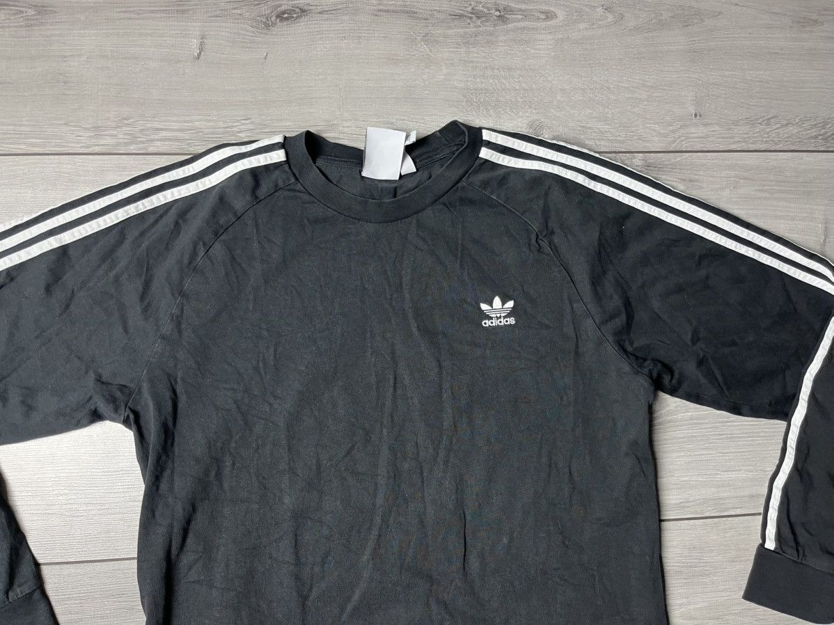 Adidas Adidas long sleeve cotton logo sleeves size Large Size US L / EU 52-54 / 3 - 3 Thumbnail