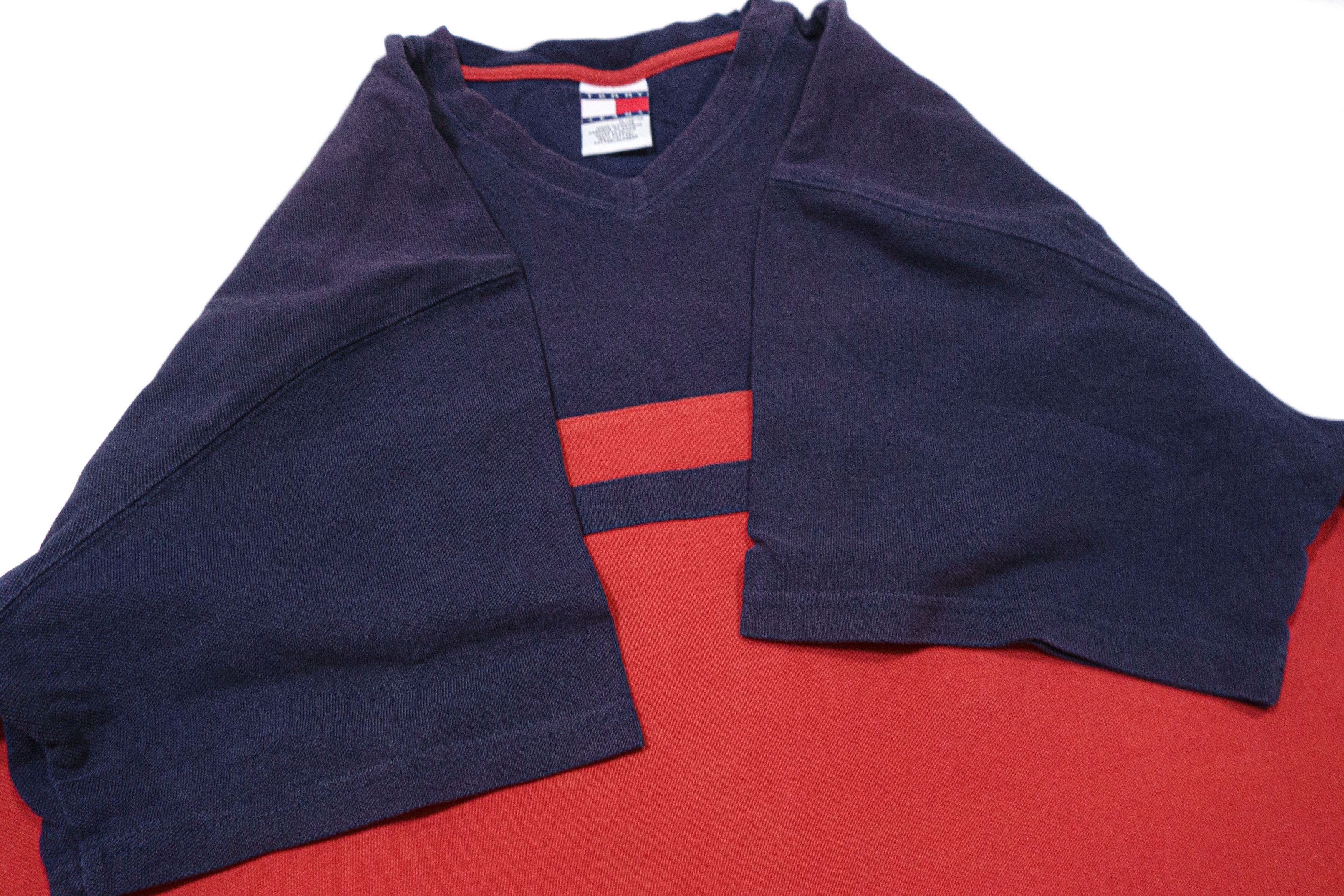Tommy Hilfiger Two Tone Logo T-Shirt Size US XL / EU 56 / 4 - 4 Thumbnail