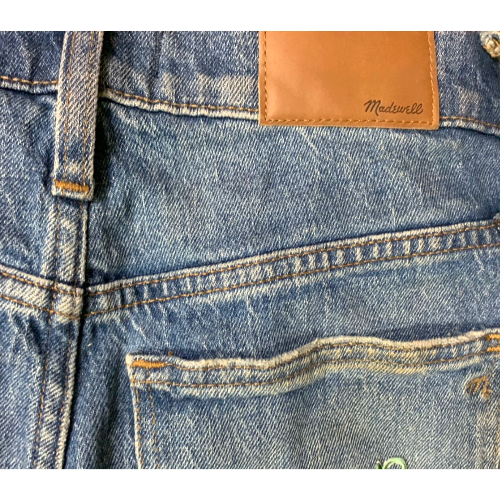 Madewell MADWELL Women's Slim Boyjean High Rise Jeans Blue Size 24 Size 42" / US 20 - 6 Thumbnail