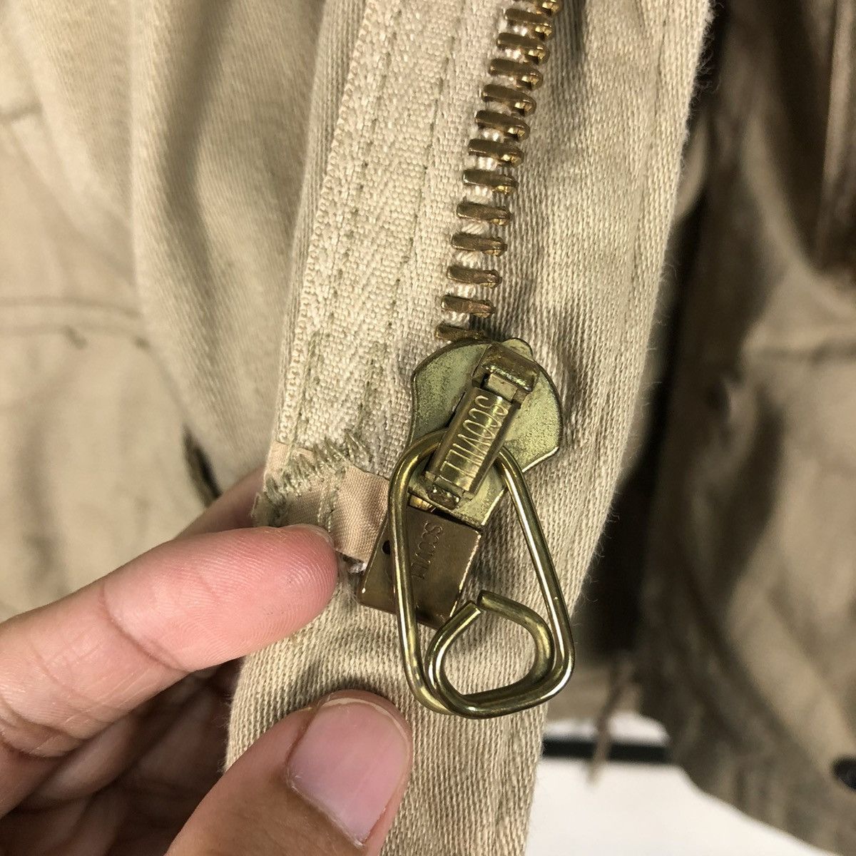 Alpha Industries 🔥VINTAGE BIKER MILITARY JACKET ALPHA INDUSTRIES MULTI POCKE Size US S / EU 44-46 / 1 - 15 Thumbnail