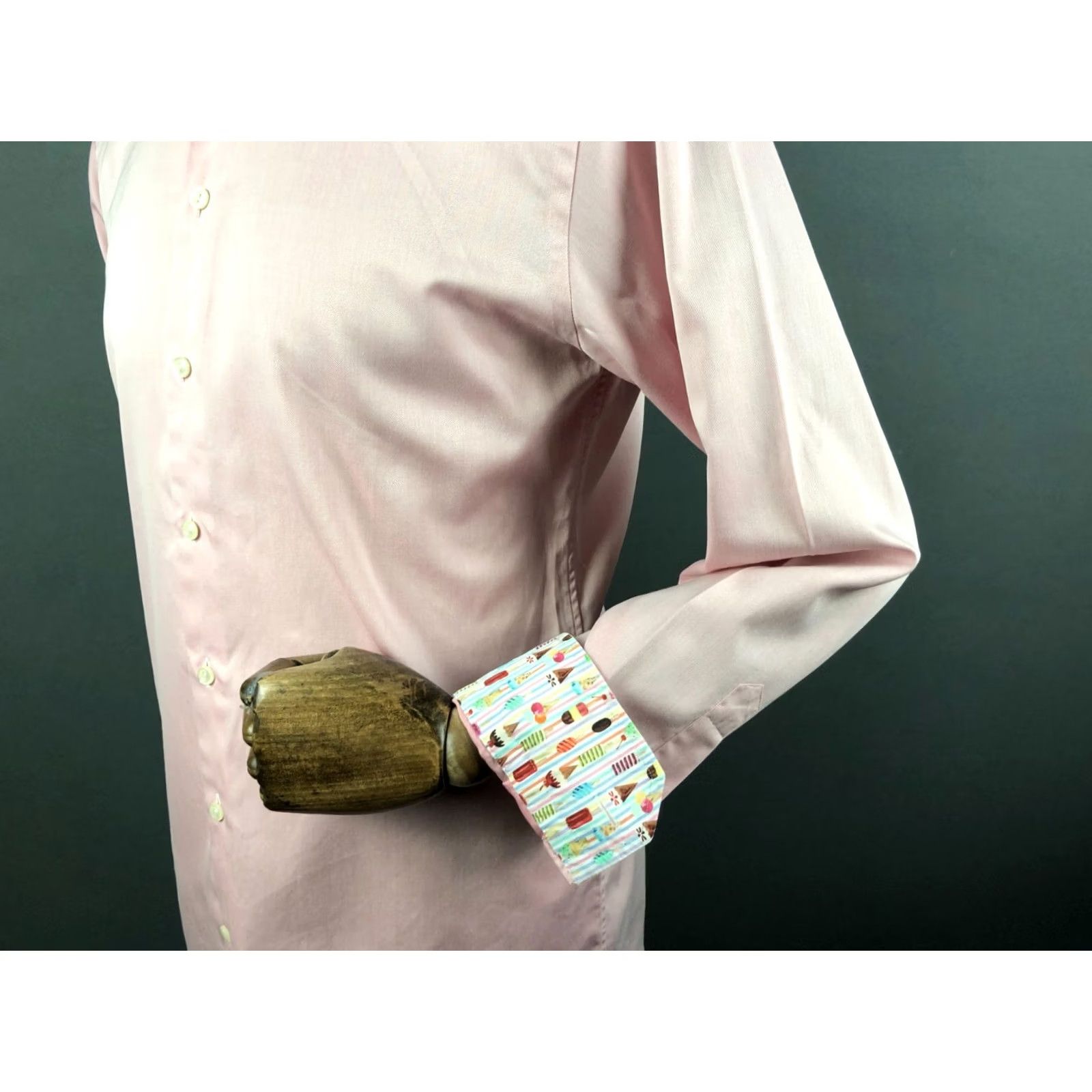 Eton ETON Men's Shirt 39 Pink Cotton Long Sleeve Button-Up Slim Fit Regular Size 39 Casual Collared Shirt Size US L / EU 52-54 / 3 - 7 Thumbnail