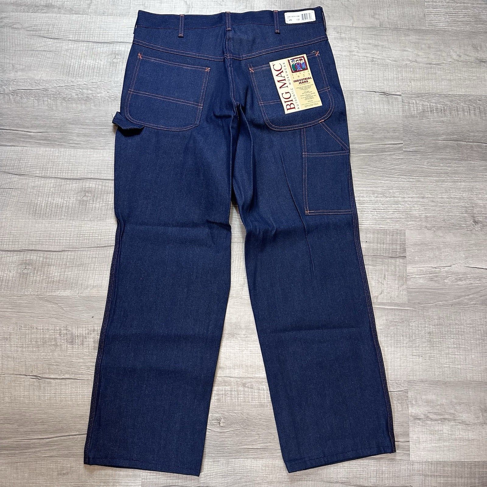 Big Mac VTG 70’s BIG MAC Industrial Jean 38x32 Carpenter Workwear Size US 38 / EU 54 - 7 Thumbnail