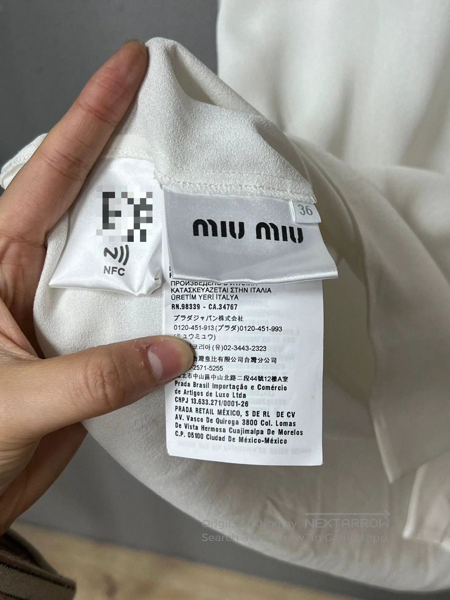 Miu Miu miumiu white lace bow blouse. Size S / US 4 / IT 40 - 4 Thumbnail
