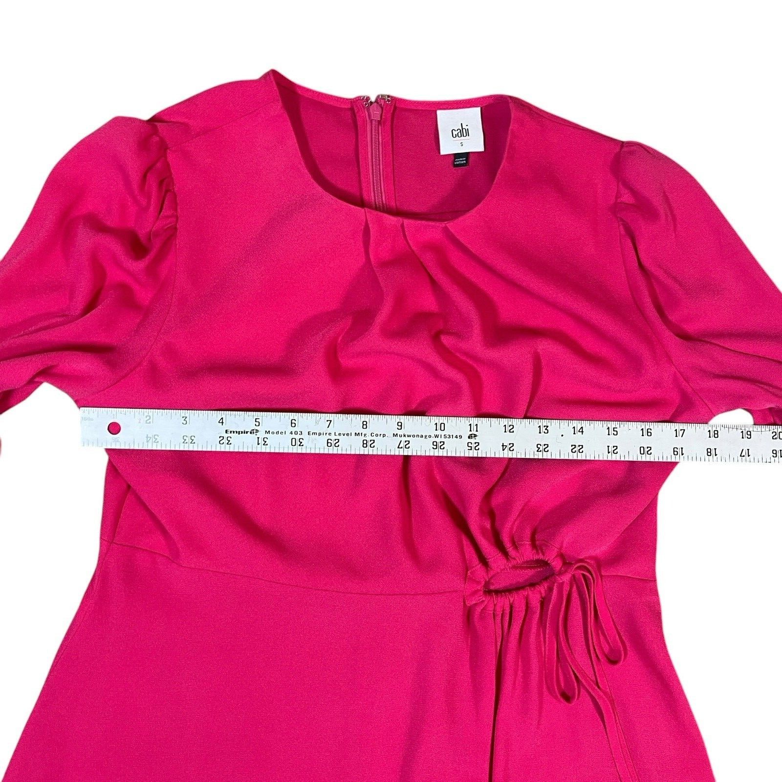Other CAbi Delight Midi Dress Fushcia Hot Pink Cutout Size Small Size S / US 4 / IT 40 - 6 Thumbnail