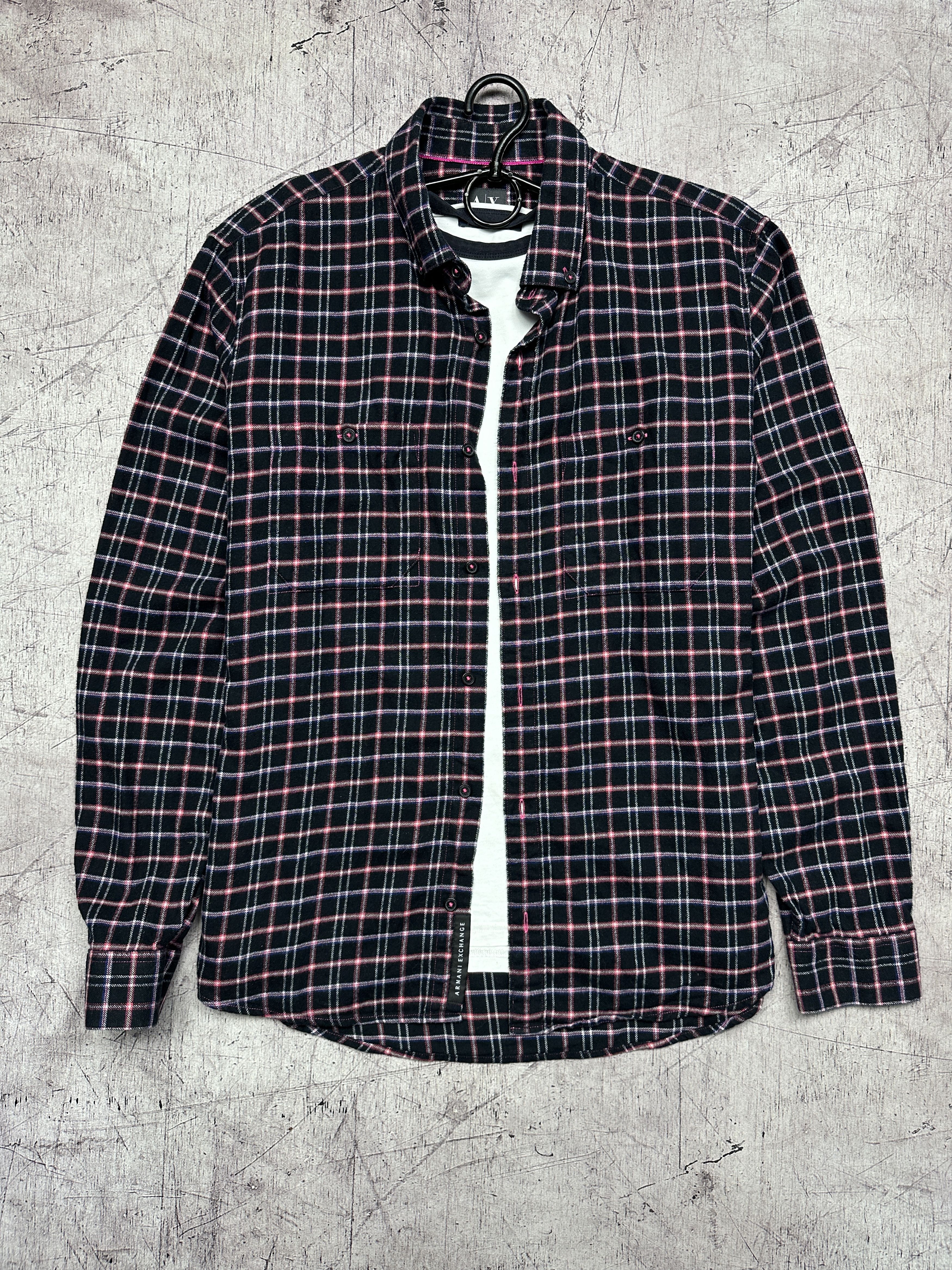 Armani Exchange Armani Exchange Mens Flannel Long Sleeve Shirt Size US L / EU 52-54 / 3 - 1 Thumbnail