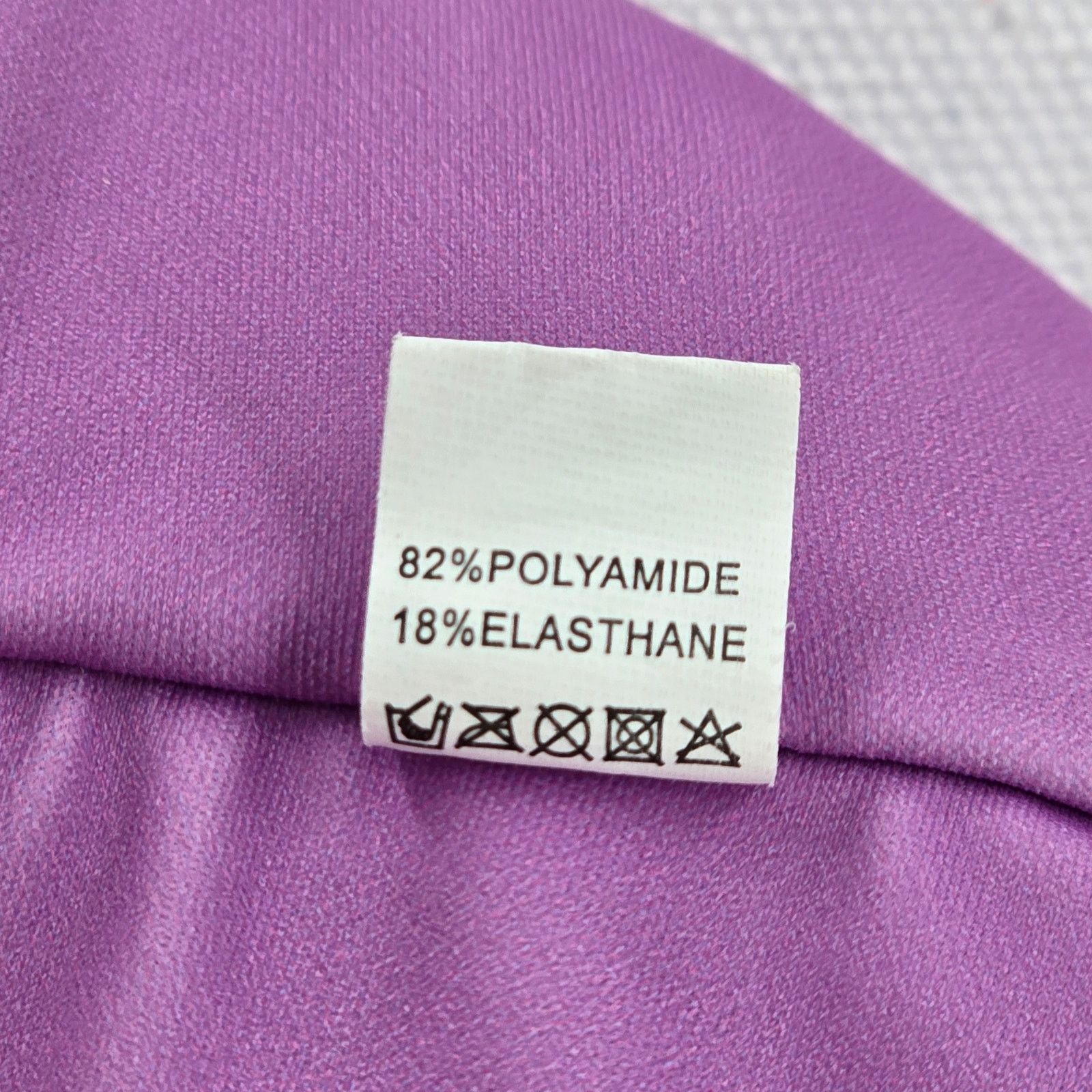 Other Purple White Floral Tie Front Padded Bikini Top Swim Medium Size ONE SIZE - 6 Thumbnail