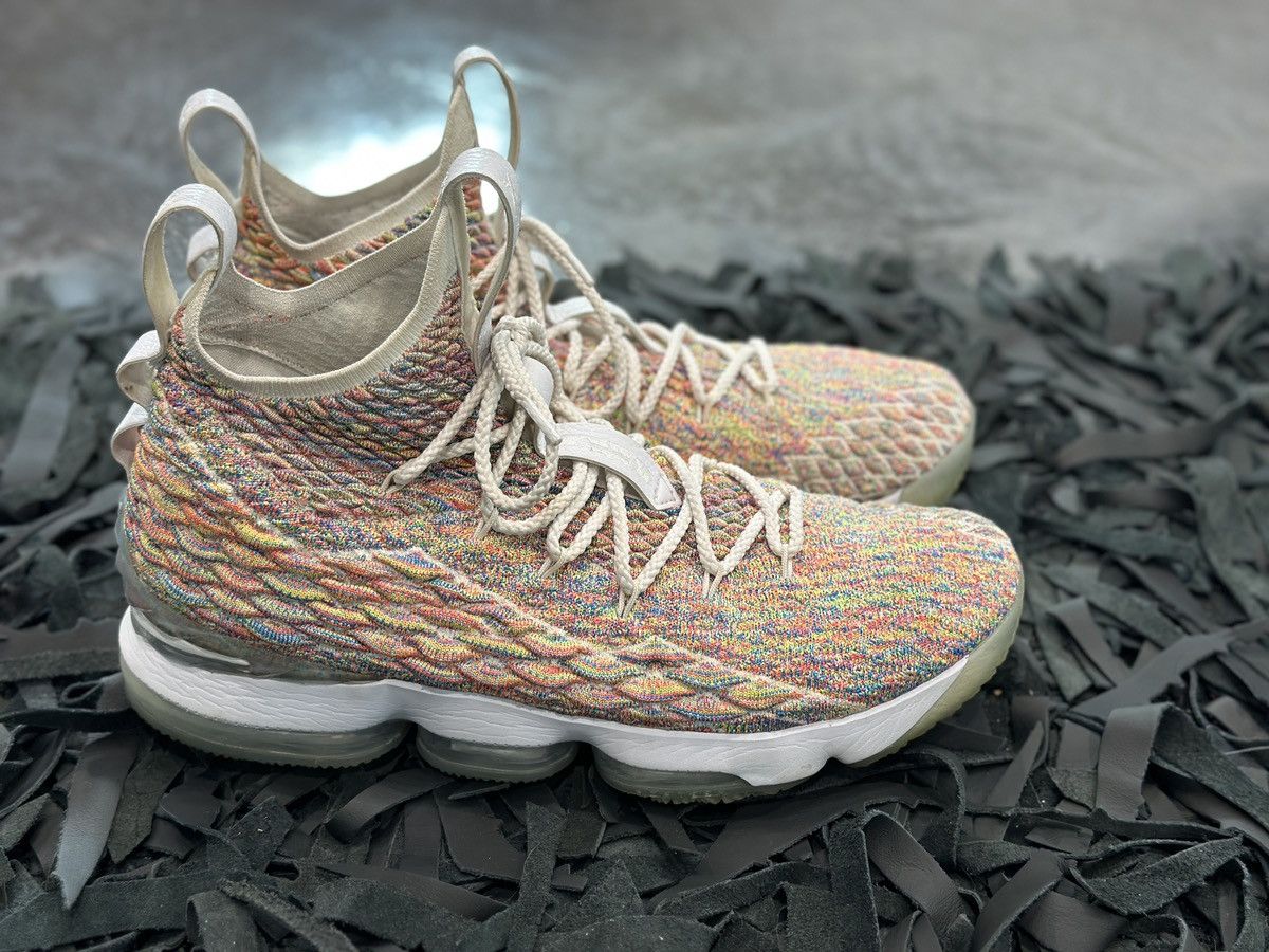 Nike Nike Lebron 15 “Fruity Pebbles” Size US 13 / EU 46 - 2 Thumbnail