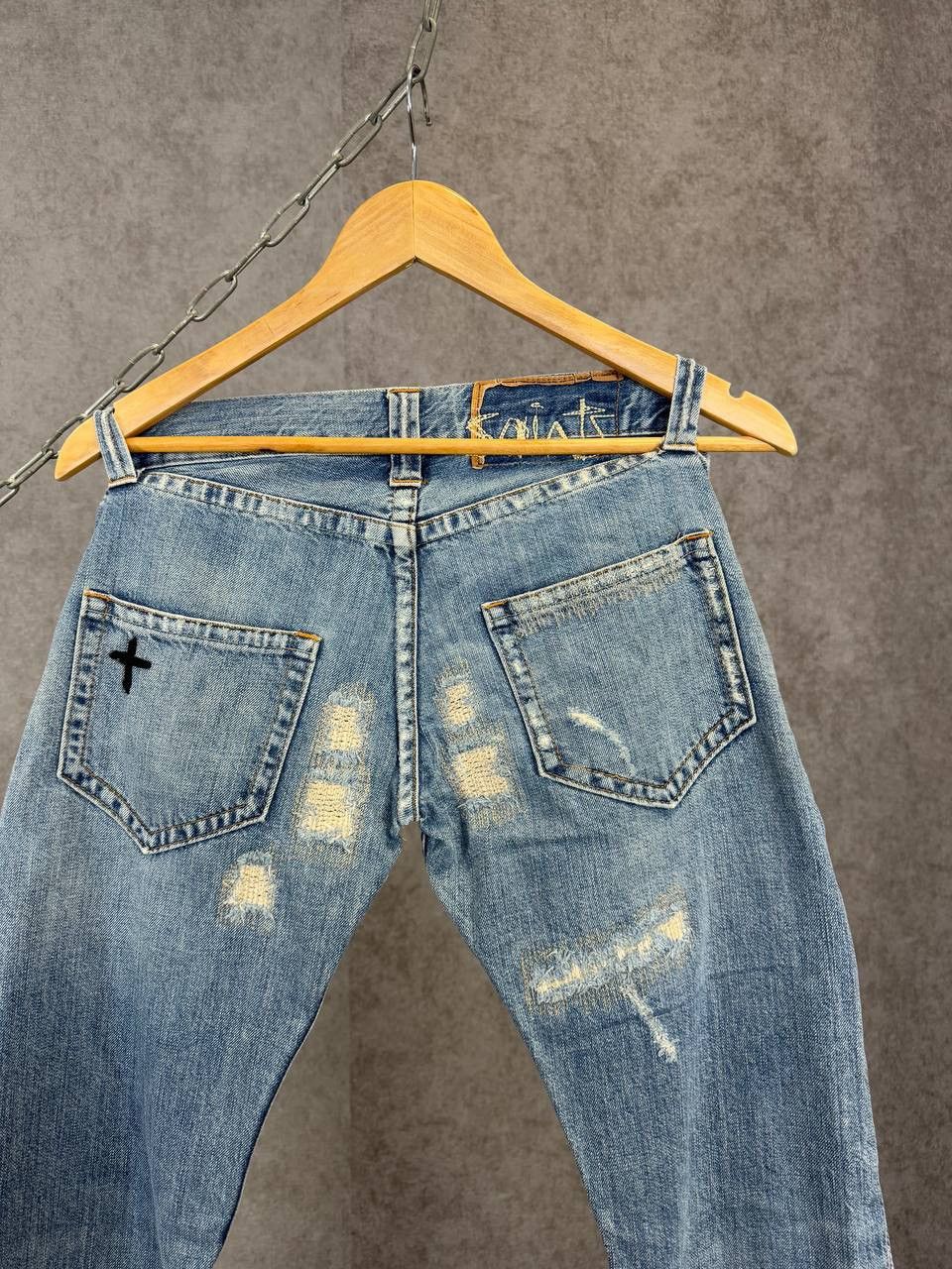 Allsaints Allsaints vintage designer distressed denim jeans Size US 28 / EU 44 - 9 Thumbnail