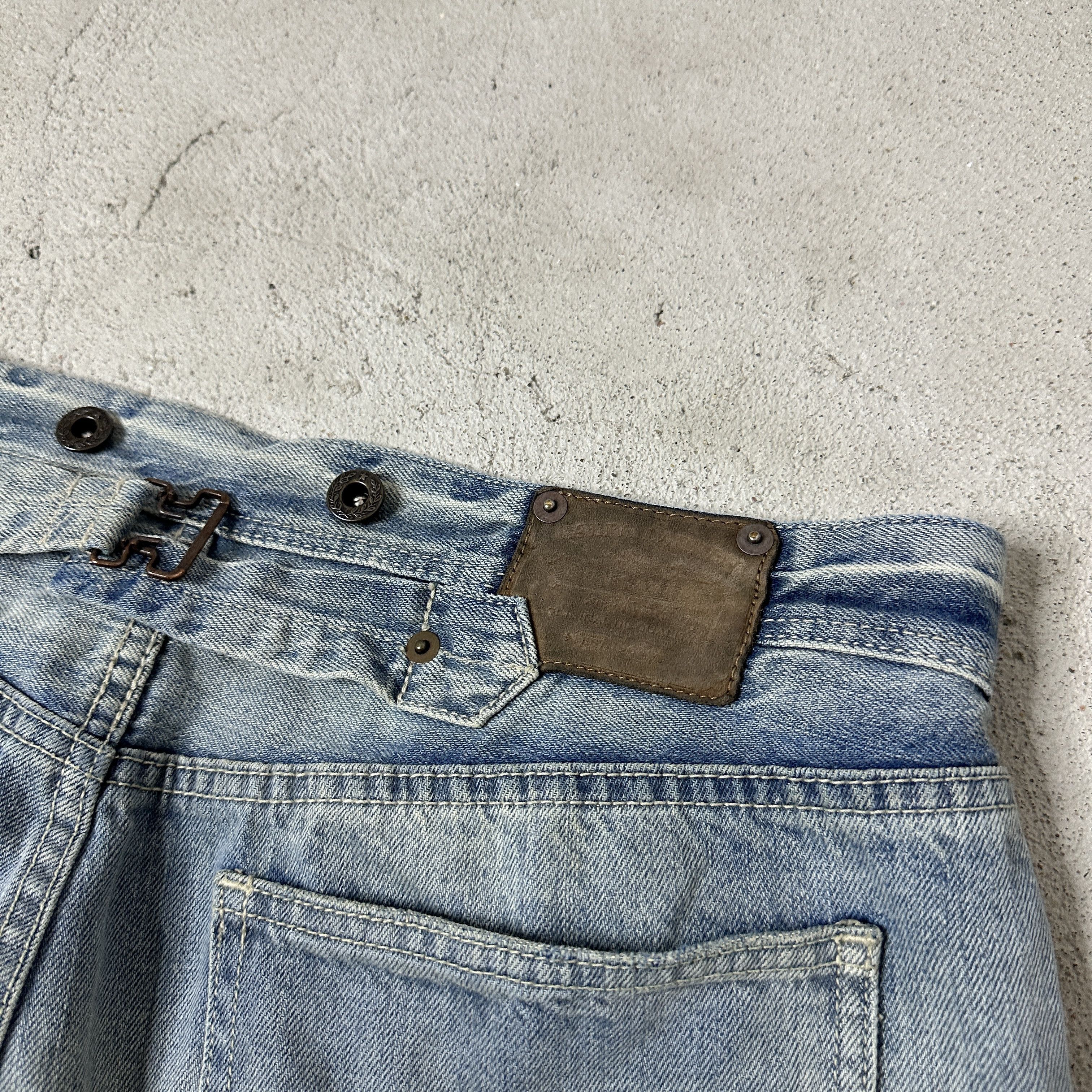 Ralph Lauren × Vintage Vintage Ralph Lauren Wide Leg Jeans Size 24" / US 00 / IT 34 - 10 Thumbnail
