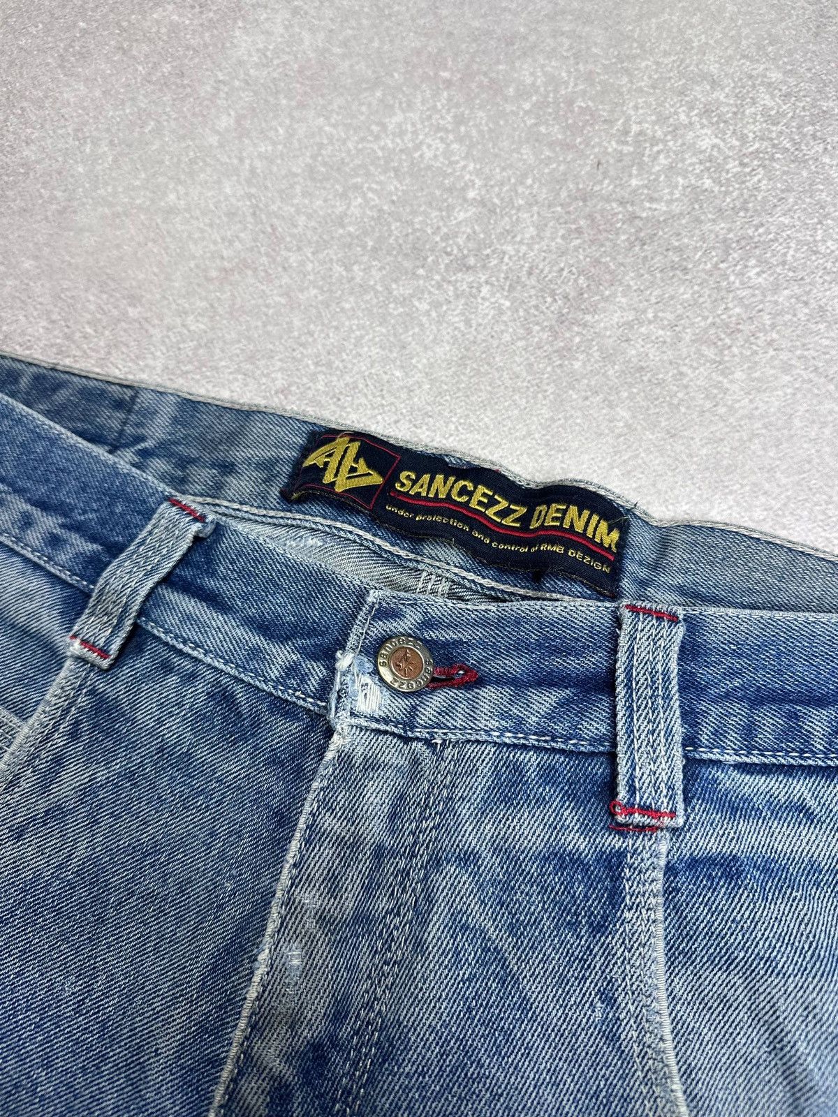 Vintage Vintage JNCO Style Sancezz Denim Y2K Carpenter Jeans Pants Size US 30 / EU 46 - 7 Thumbnail