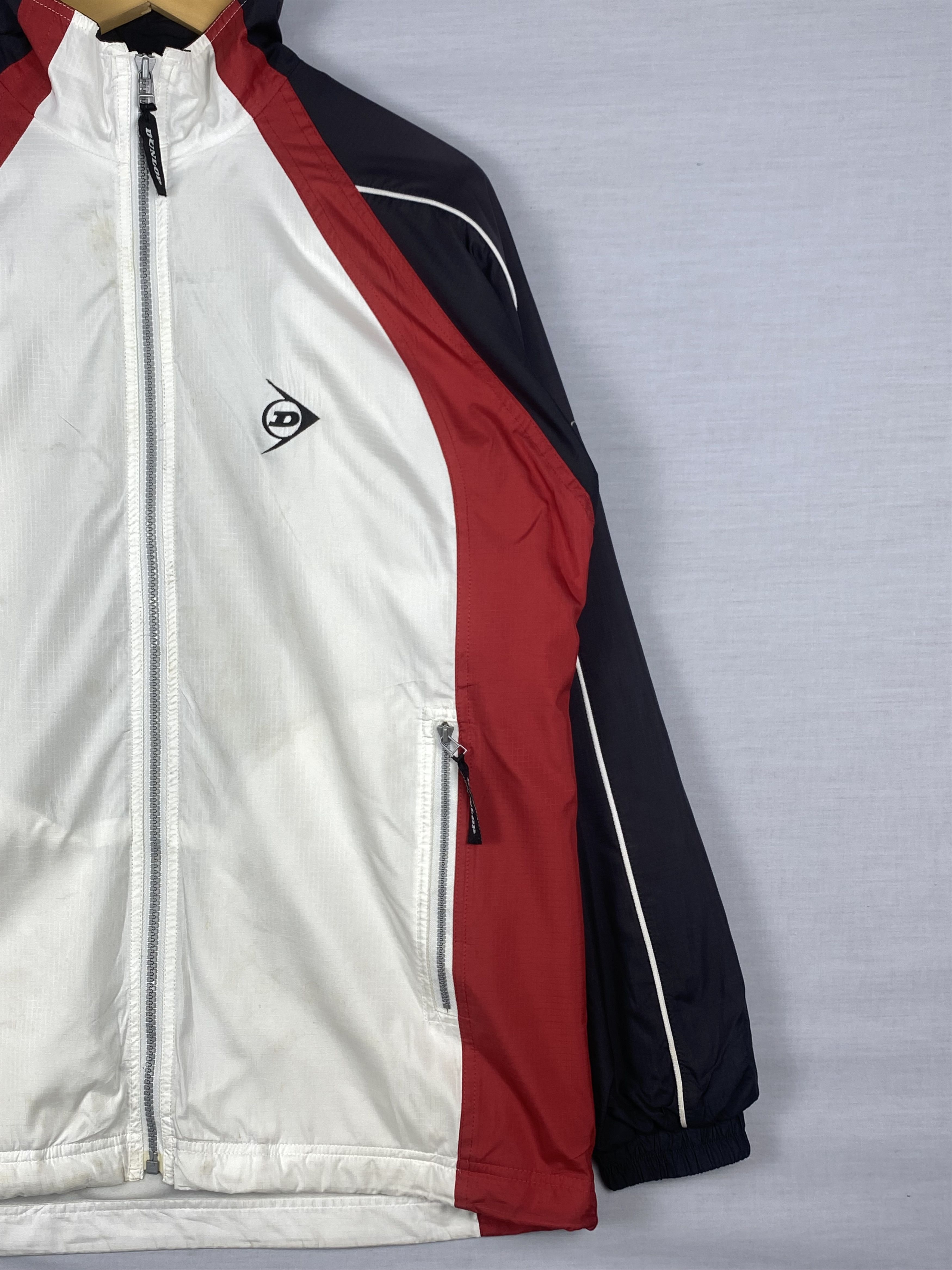 Dunlop Vintage Dunlop Tennis Athletes Sport Wear Light Jacket Size US M / EU 48-50 / 2 - 2 Thumbnail
