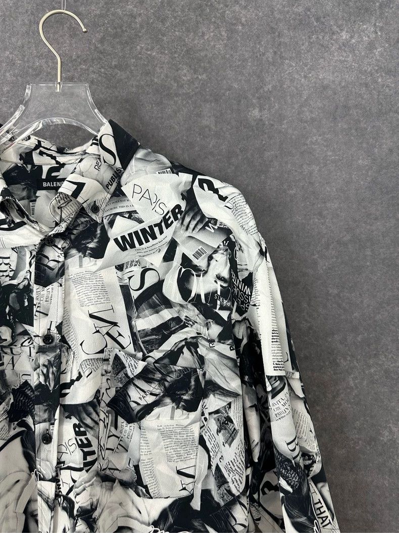 Balenciaga Balenciaga size 39 Magazine shirt coat Size US XS / EU 42 / 0 - 6 Thumbnail