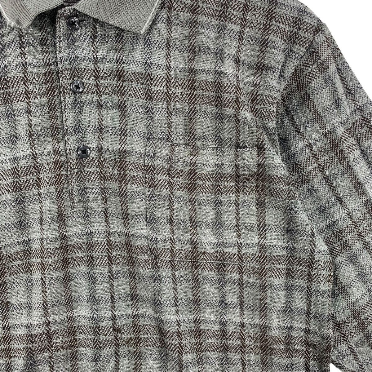Valentino Vintage GIANNI VALENTINO ITALY Nova Checks Polo Tee Shirt Size US M / EU 48-50 / 2 - 4 Thumbnail
