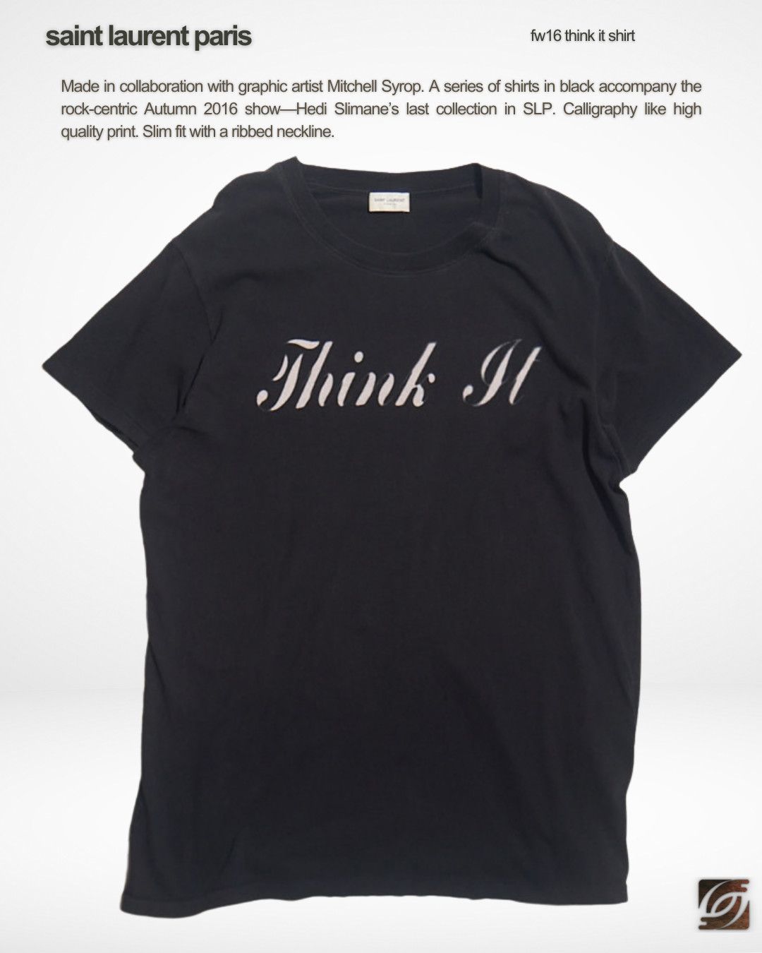 FW16 Think It Shirt