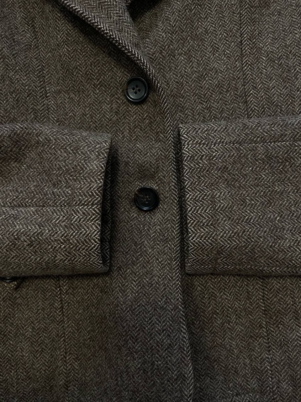 Woolrich Woolen Mills Woolrich 100% Wool Herringbone Blazer Jacket w/ Hood Italy Size XS / US 0-2 / IT 36-38 - 11 Thumbnail