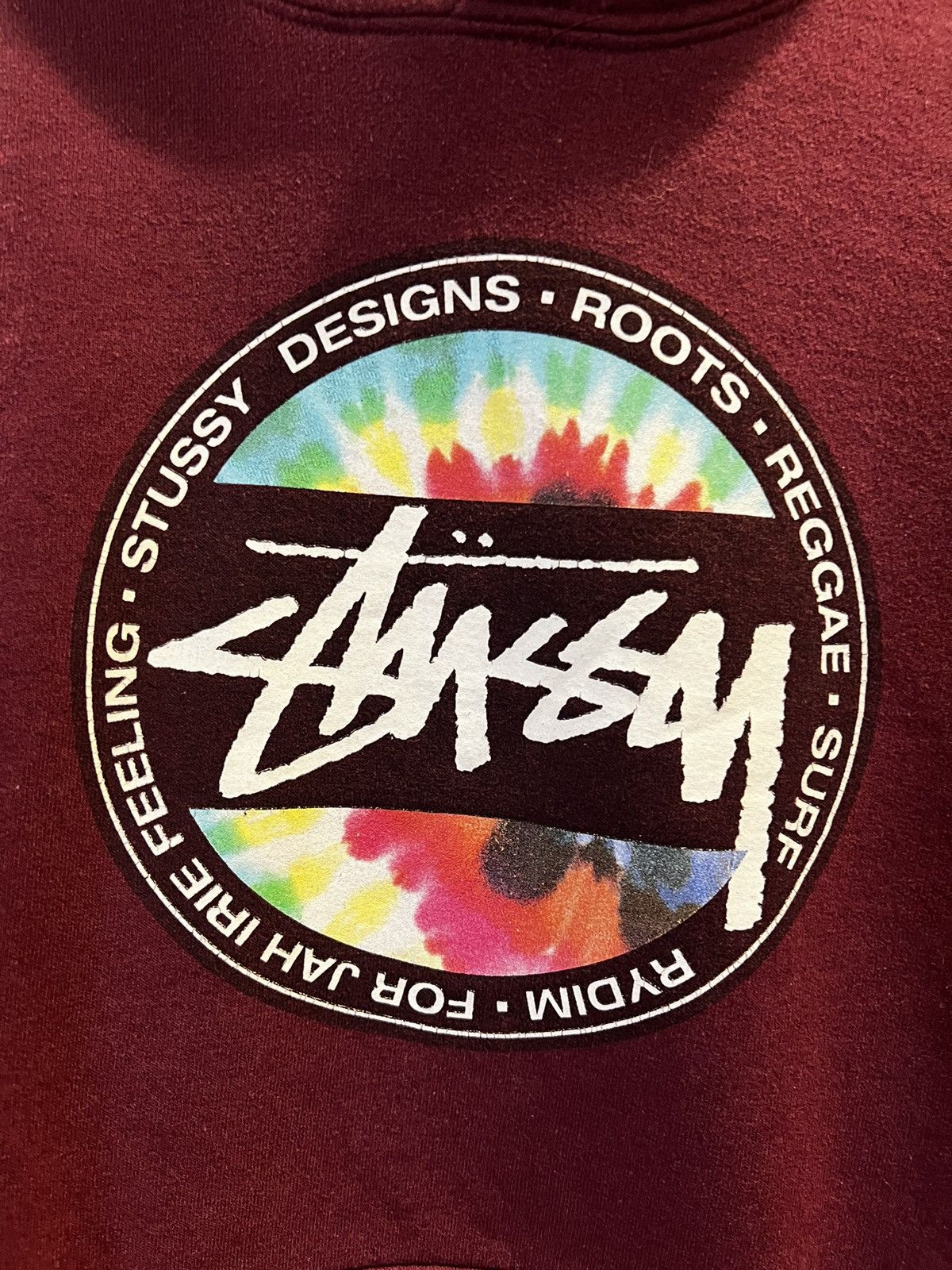 Stussy × Vintage STÜSSY Center Hit Hoodie Size US XS / EU 42 / 0 - 2 Thumbnail
