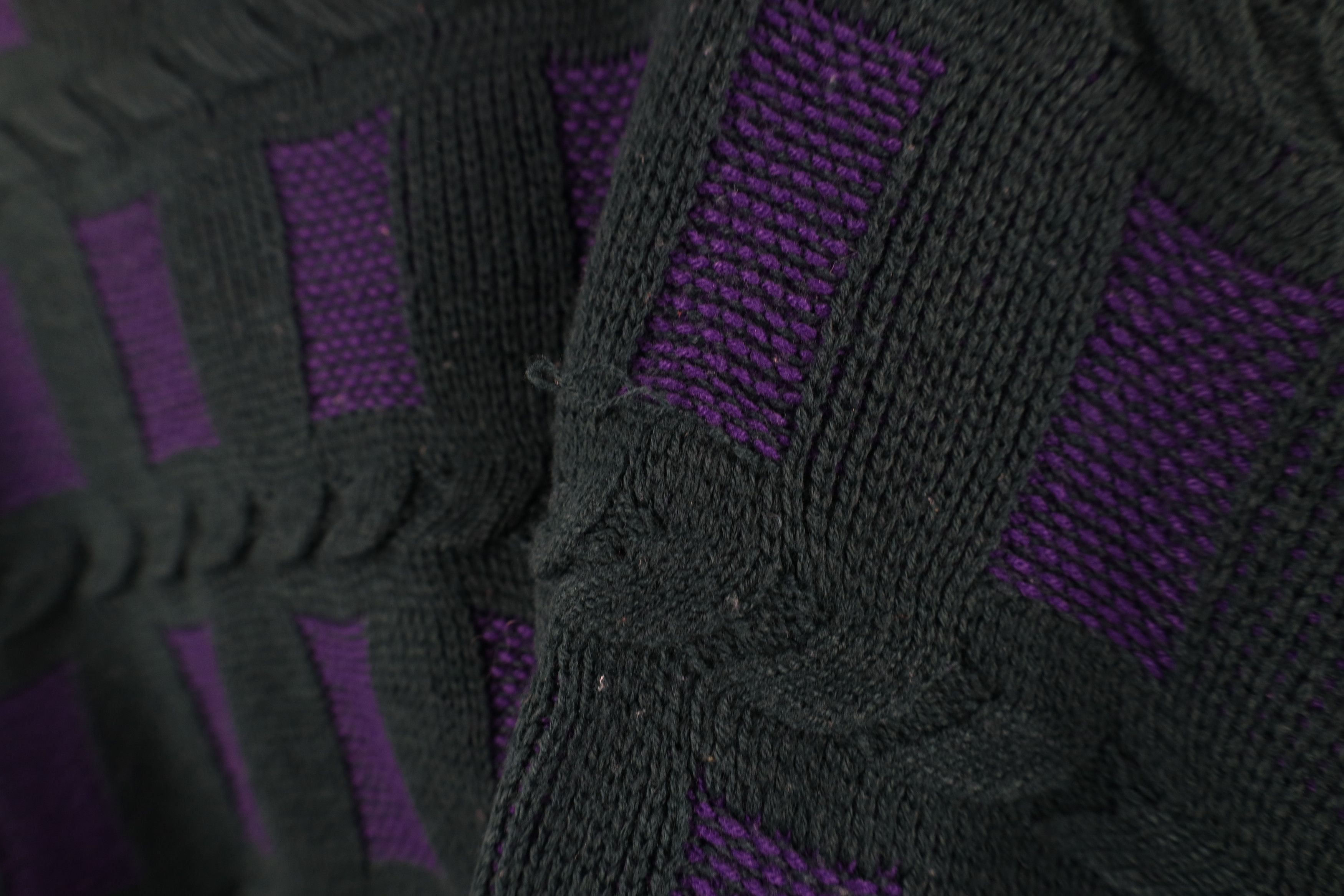 Vintage Vintage 90s Streetwear Chunky Cable Knit Crewneck Sweater Size XL / US 12-14 / IT 48-50 - 8 Thumbnail