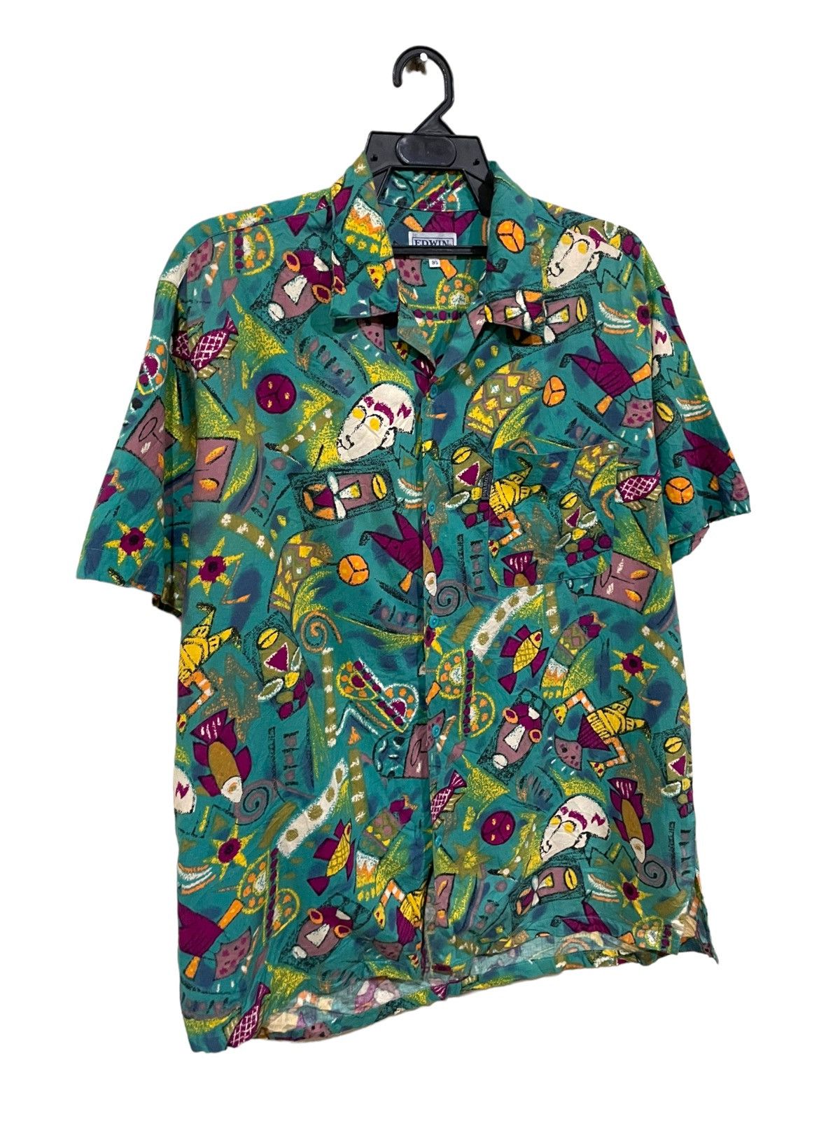 Art Comes First Edwin 80s Art AOP For Sensitive Age Production Shirts Size US XL / EU 56 / 4 - 2 Thumbnail