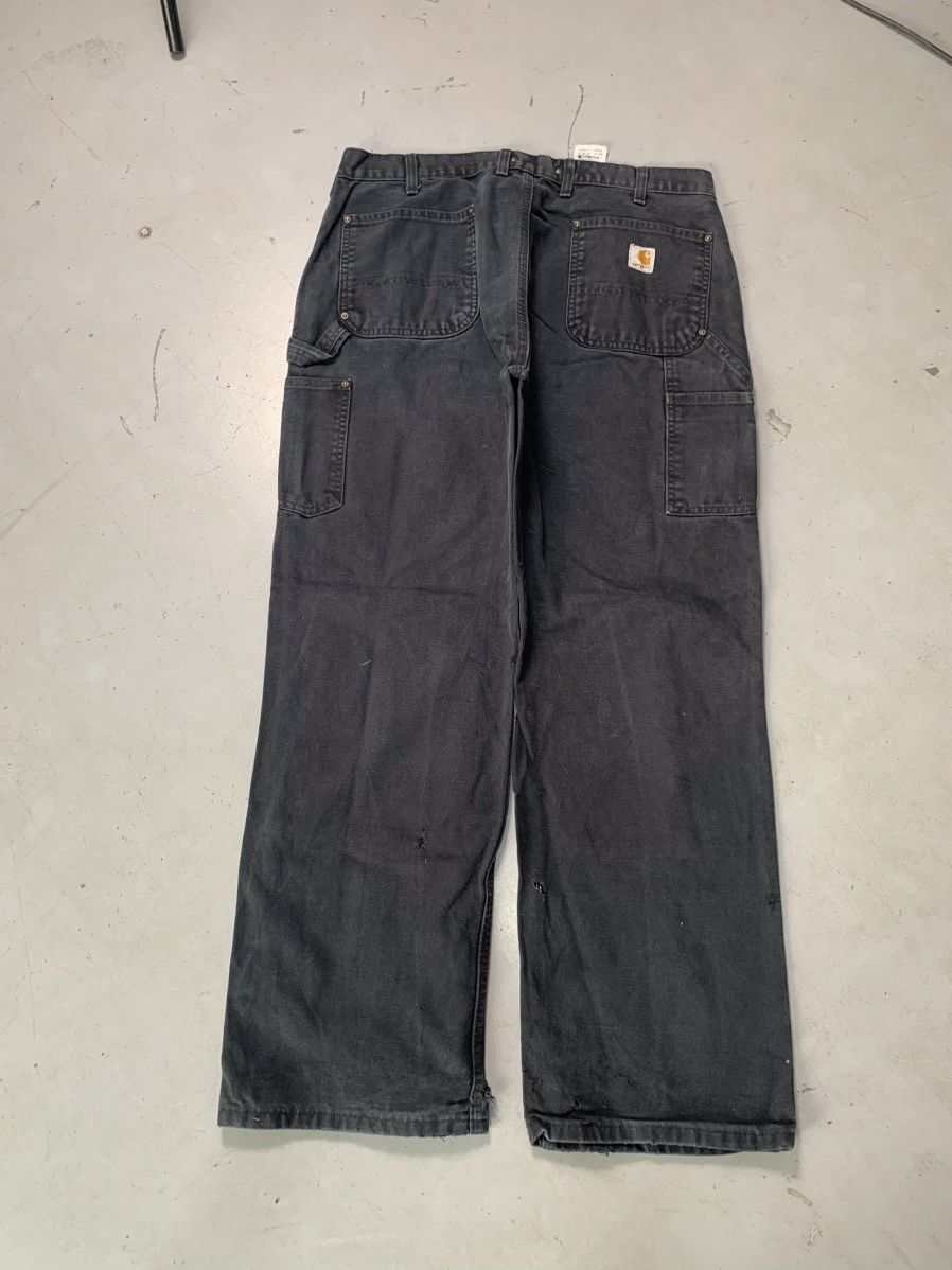 Carhartt Vintage sunfade Carhartt b11 Blk double knee denim Size US 36 / EU 52 - 8 Thumbnail