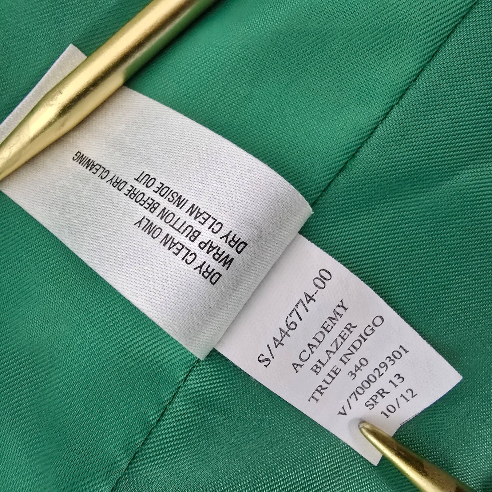 Gap GAP Academy Blazer 8 Navy Striped inside Cuffs Green Lined Size M / US 6-8 / IT 42-44 - 13 Thumbnail
