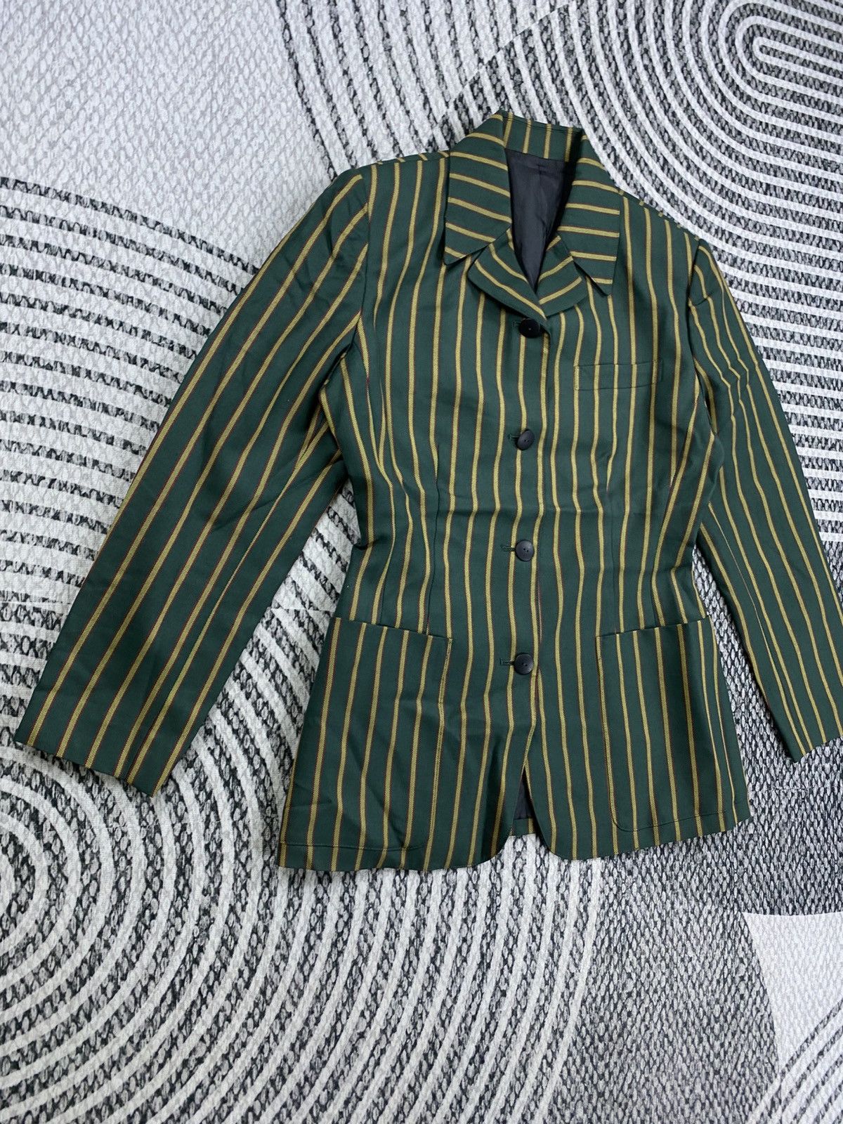 Jean Paul Gaultier Vintage Junior Gaultier By Jean Paul Gaultier Striped Jacket Size US M / EU 48-50 / 2 - 4 Thumbnail