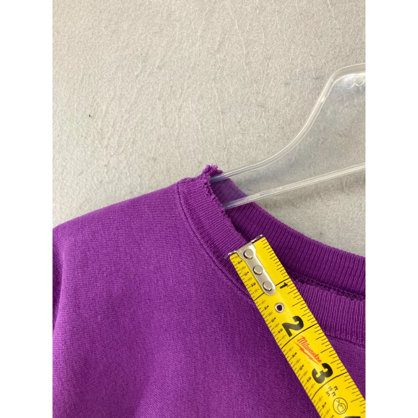 Champion VINTAGE Champion Womens Sweatshirt XL Purple Reverse Weave Embroidered USA MADE Size XL / US 12-14 / IT 48-50 - 7 Thumbnail