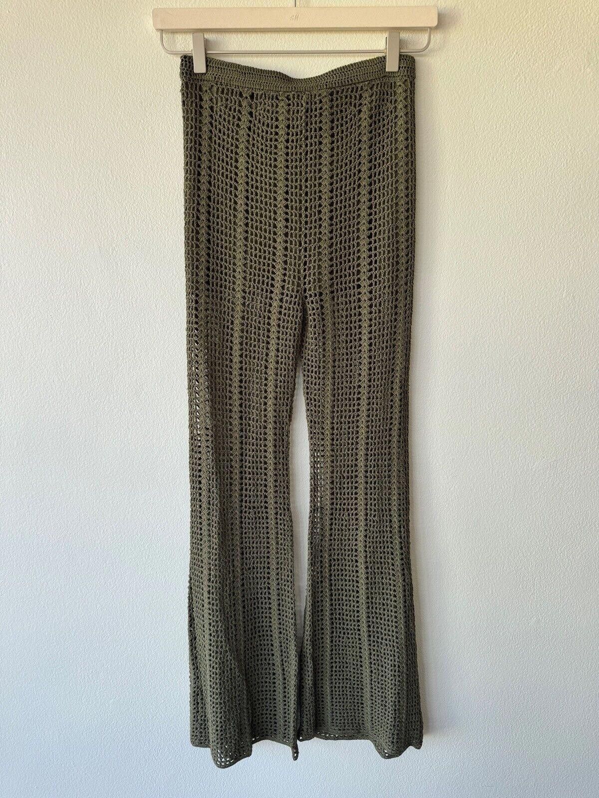 Dion Lee New dion lee knit pinnacle open crochet pant green small s 8 Size 28" / US 6 / IT 42 - 5 Thumbnail
