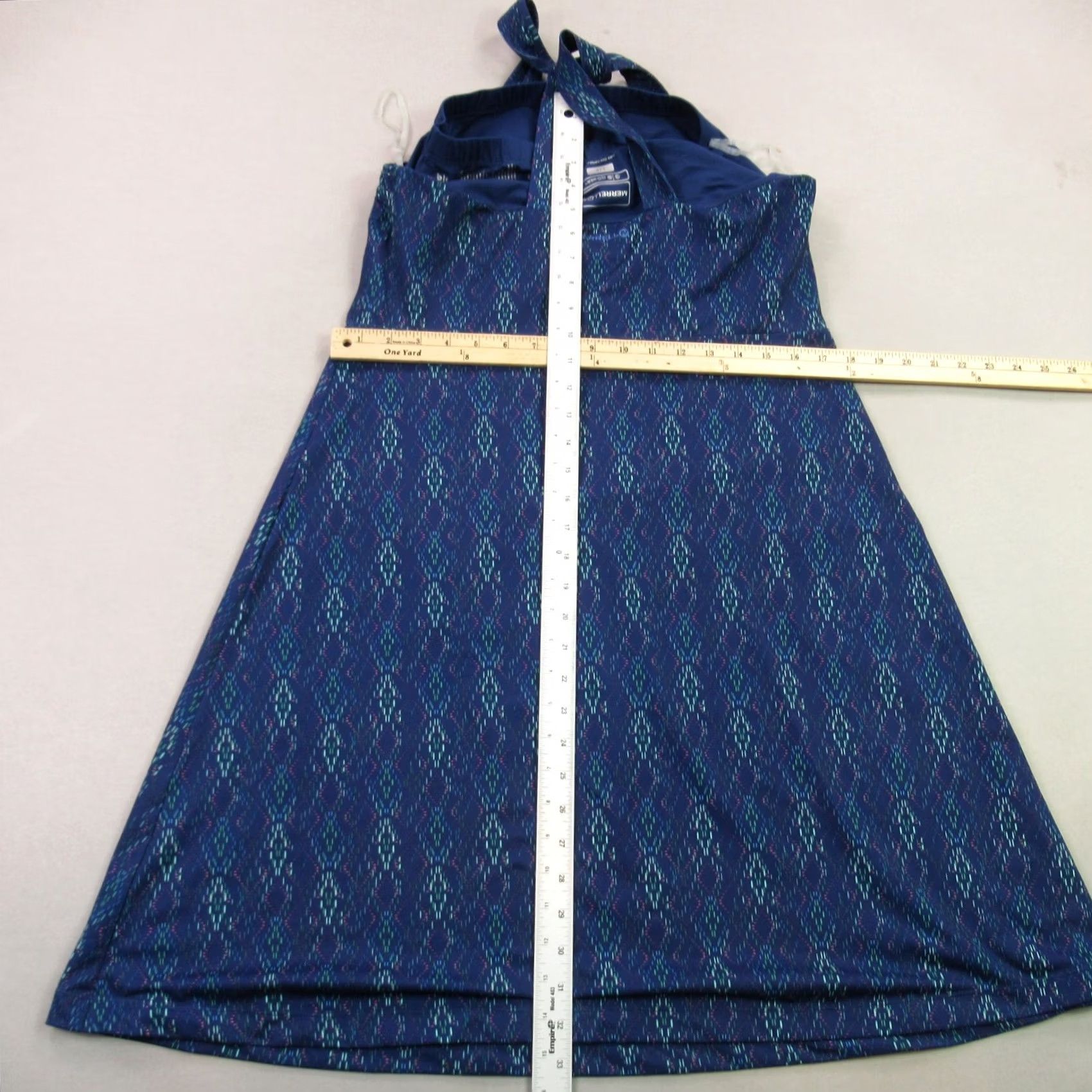 Merrell Merrell Dress Womens Large Sleeveless Casual Lightweight Opti-Wick Blue Knit Crew Neck Casual Dress Size L / US 10 / IT 46 - 5 Thumbnail