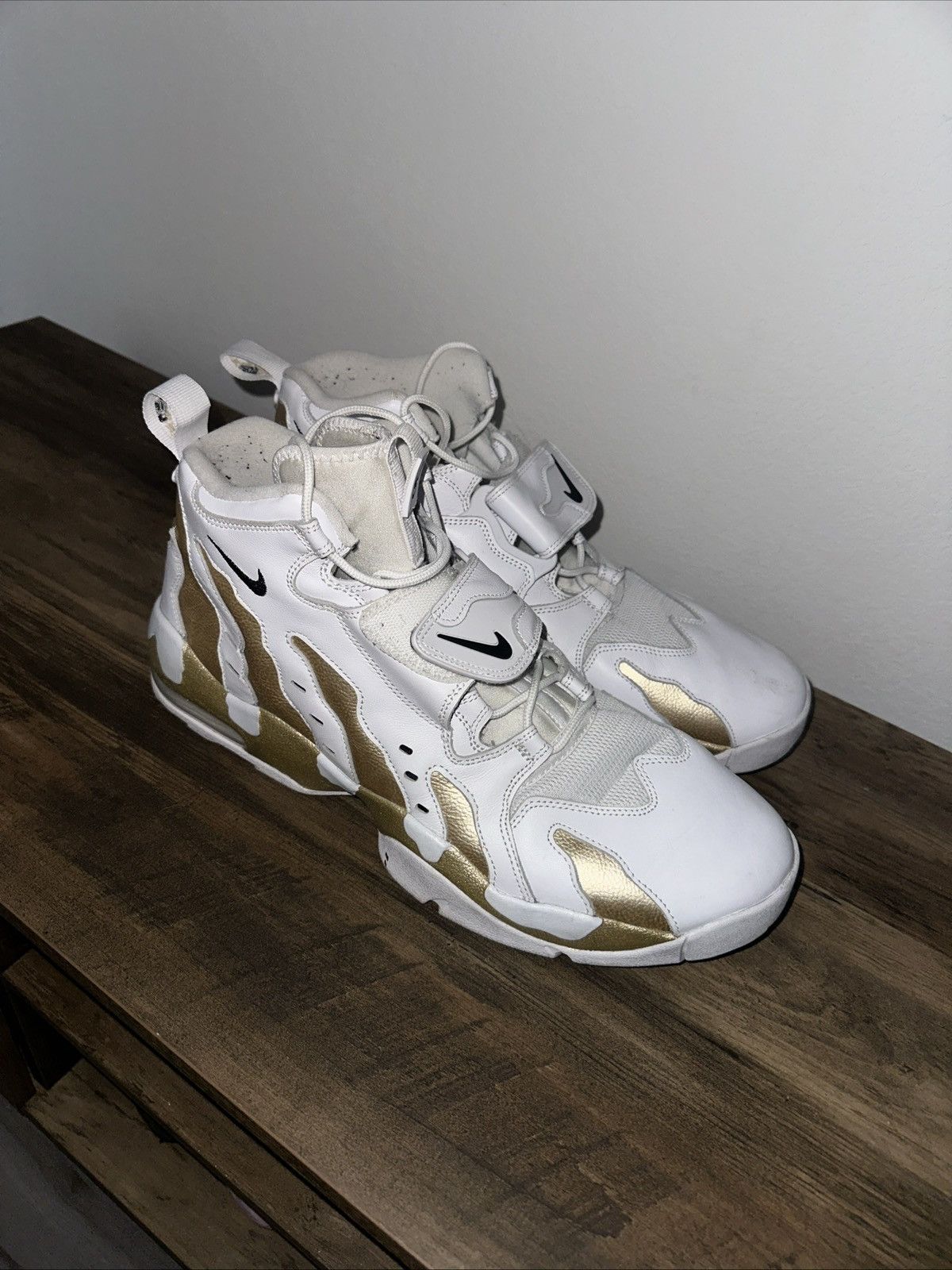 Nike Warren Sapp x Coach Prime Custom Worn ‘96 Nike Air DT Size US 15 / EU 48 - 4 Thumbnail